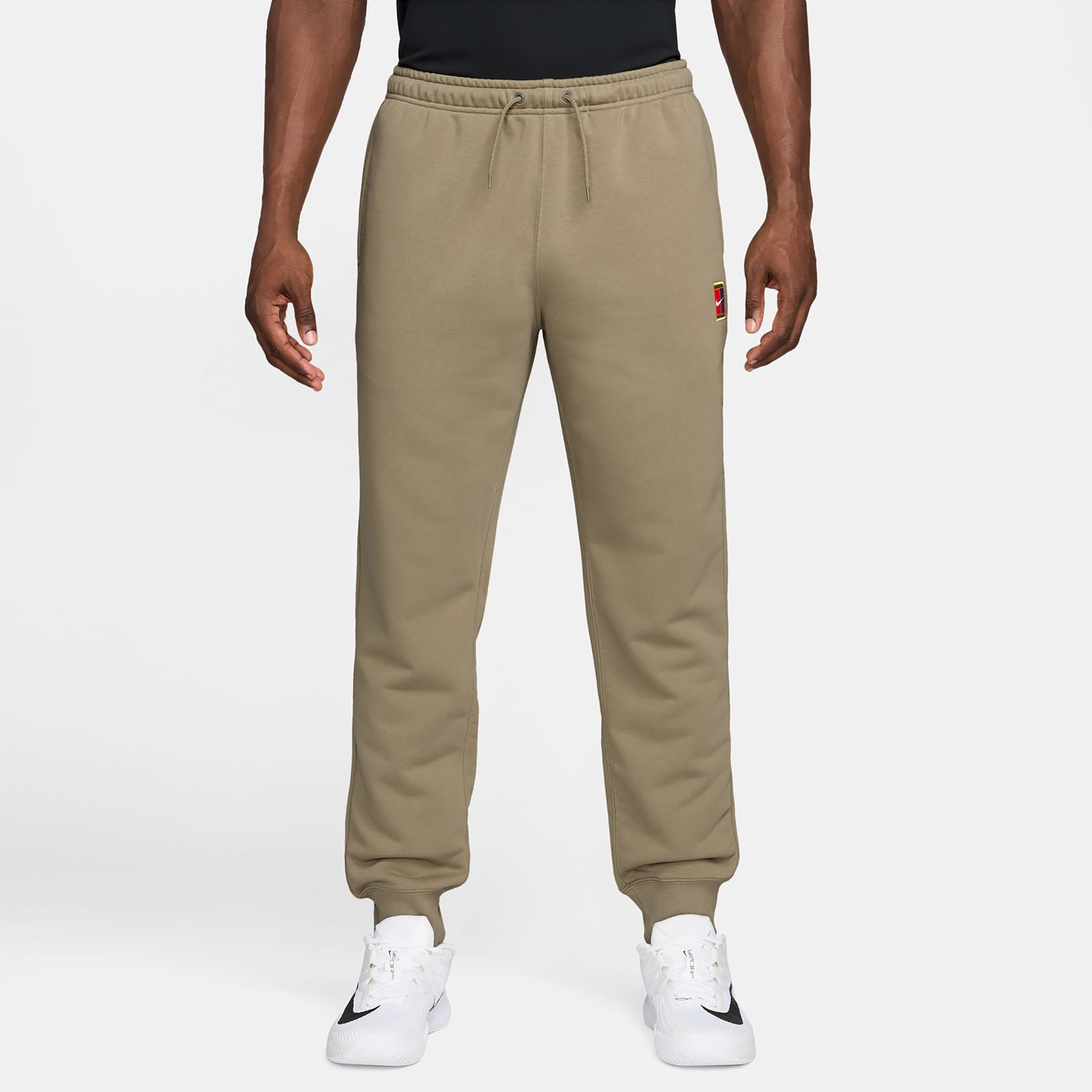 Nike Court Dri-Fit Heritage Fleece Training pants Men-olive