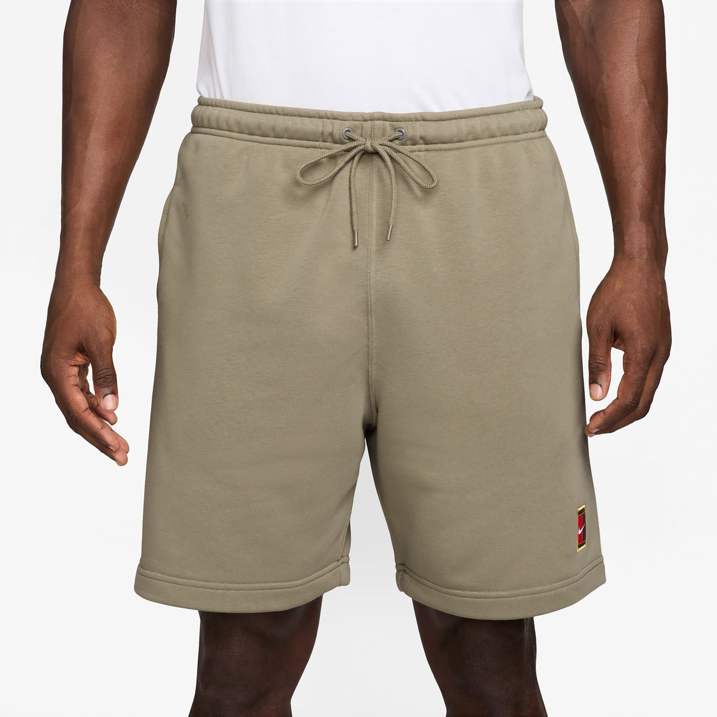 Nike Court Dri-Fit Heritage Fleece Shorts Men-olive