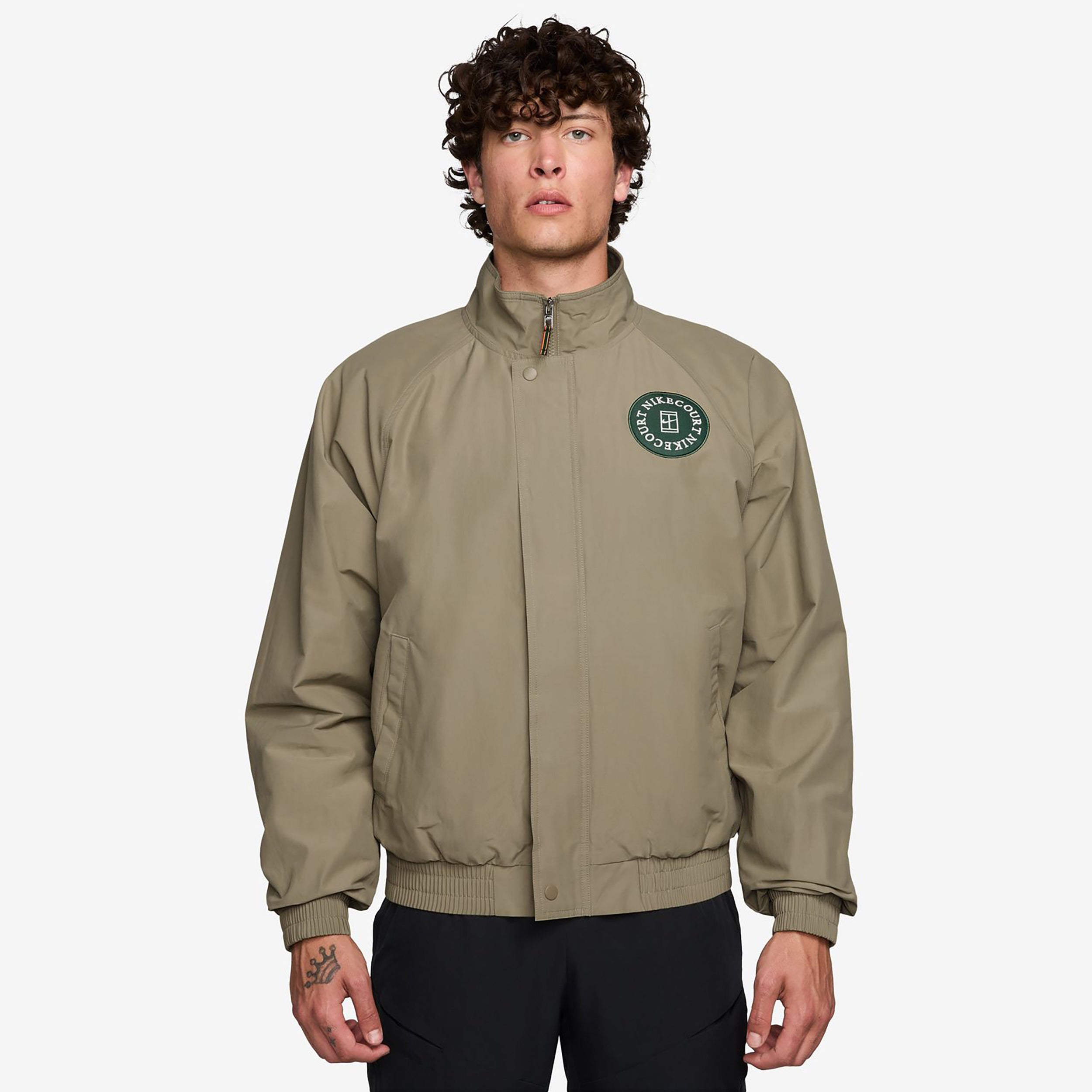 Nike Court Heritage Outdoor-Jacke Men - olive, dark green