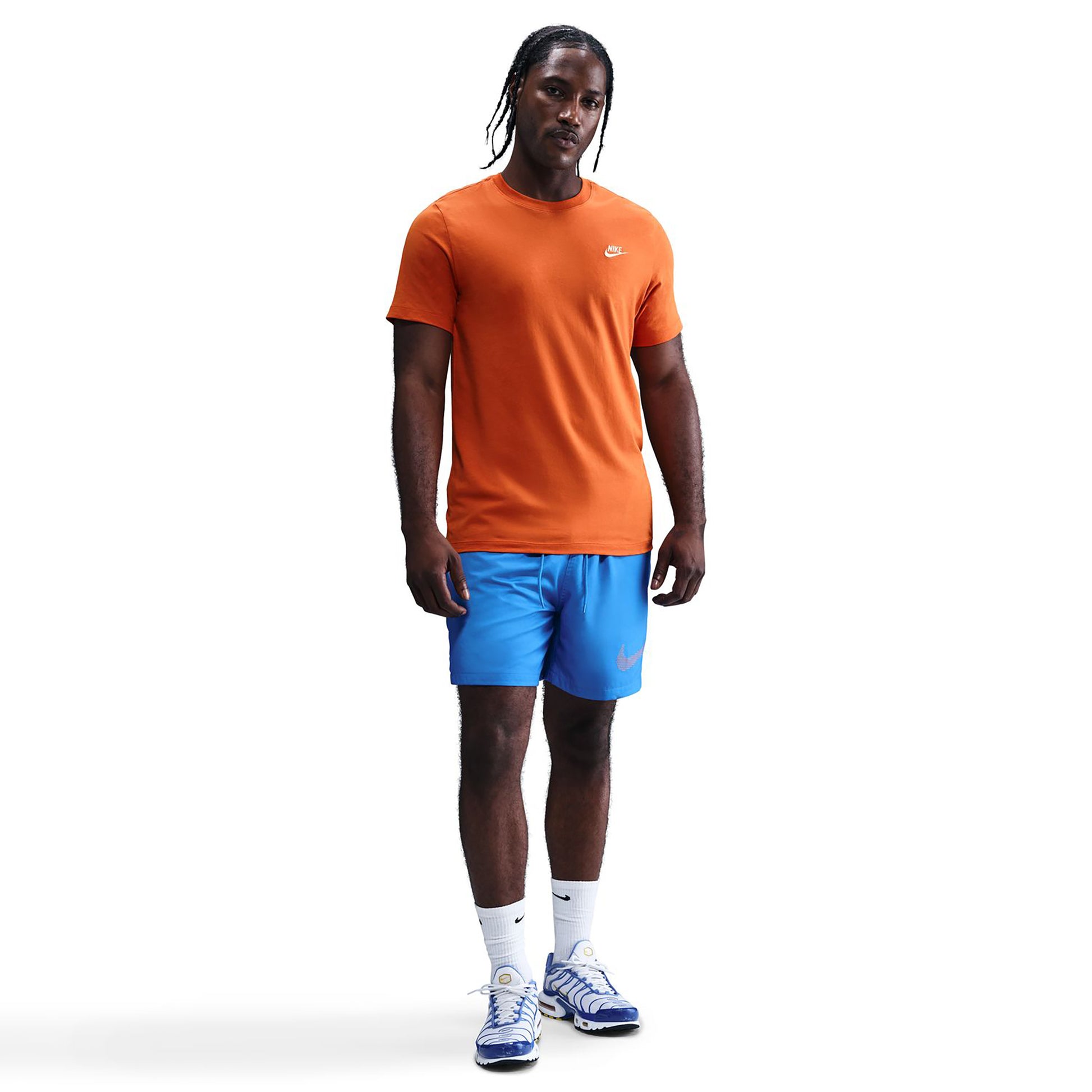Nike Sportswear Club T-Shirt Herren-orange