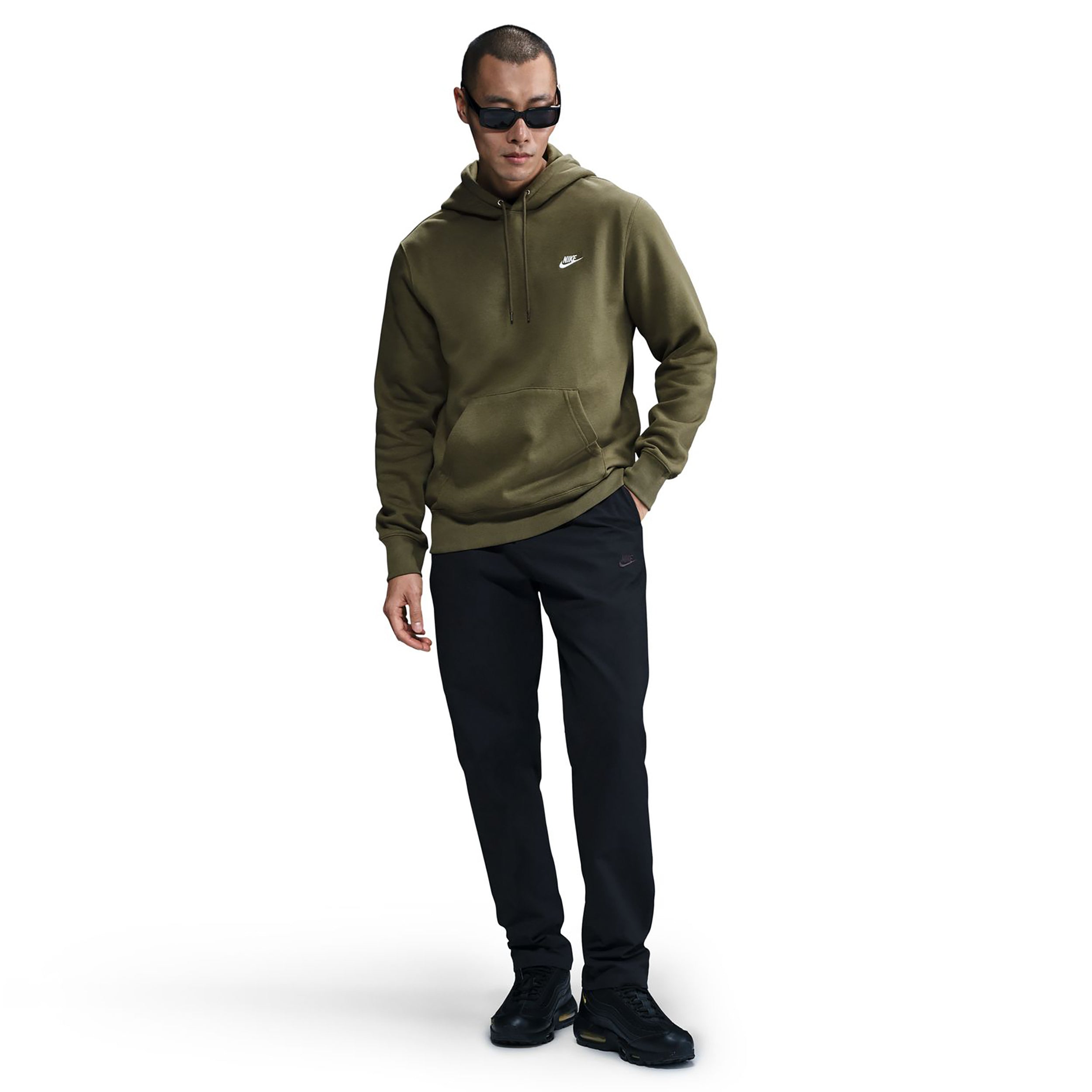 Nike Club Hoody Herren - oliv, oliv