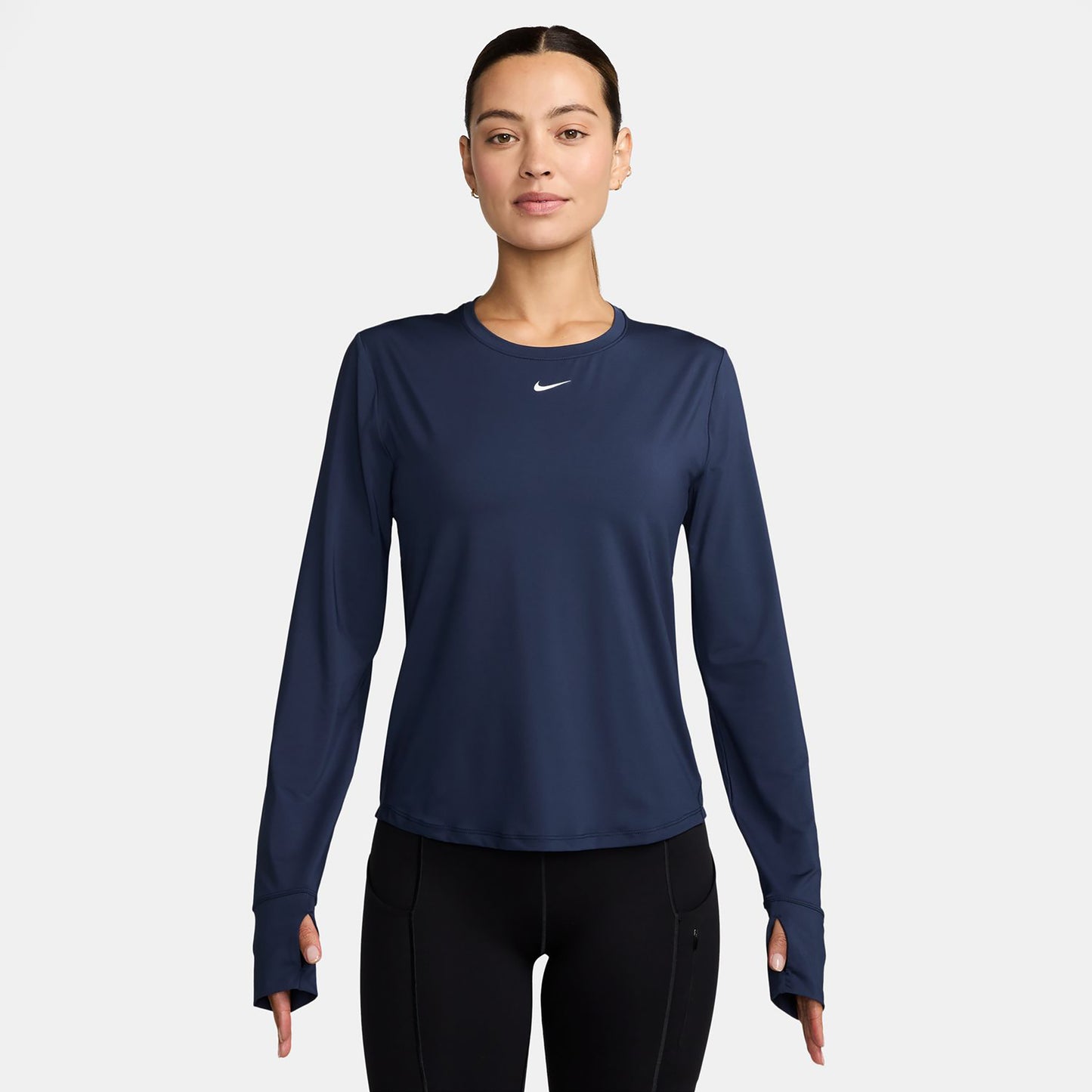 Nike One Classic Dri-FIT Long sleeve Women - dark blue, white