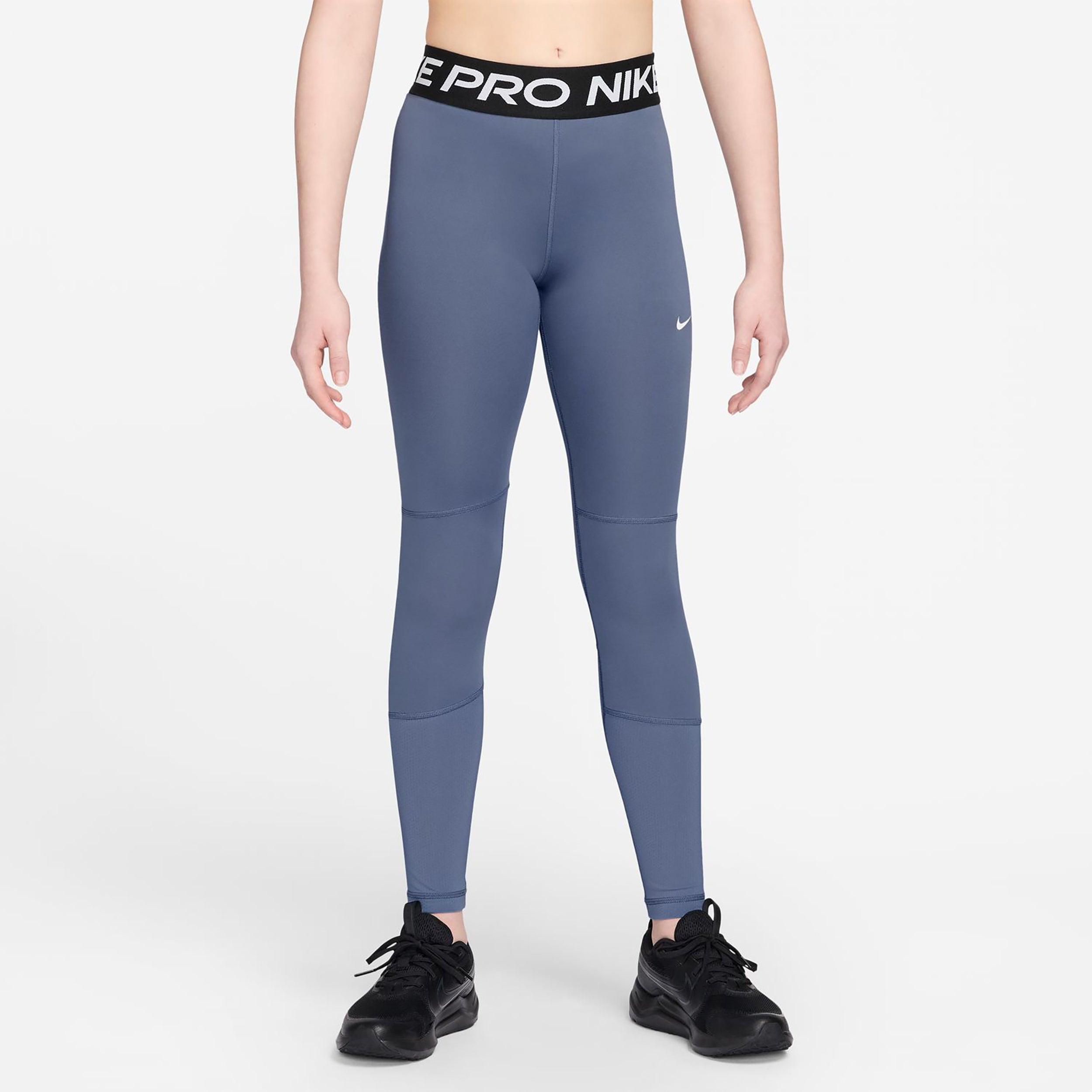 Nike Pro Tight Girls - blue grey, black