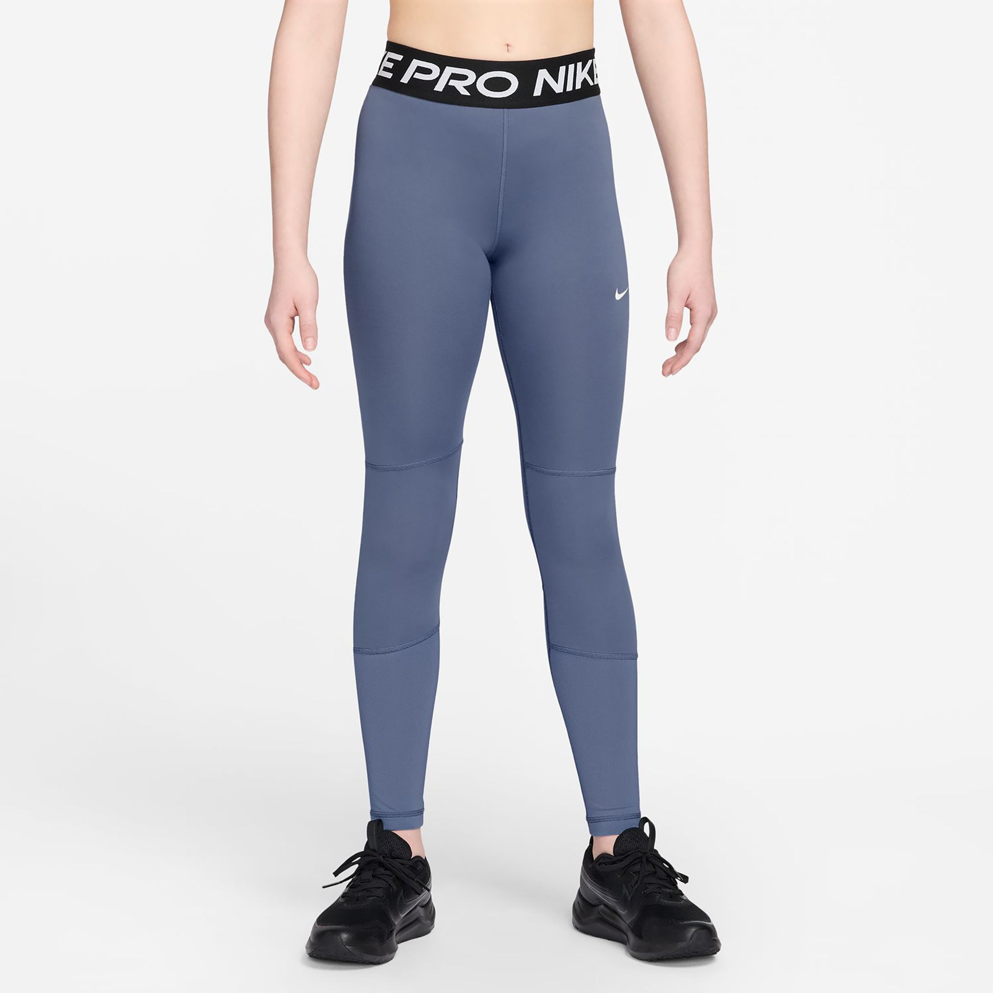 Nike Pro Tight Girls - blue grey, black
