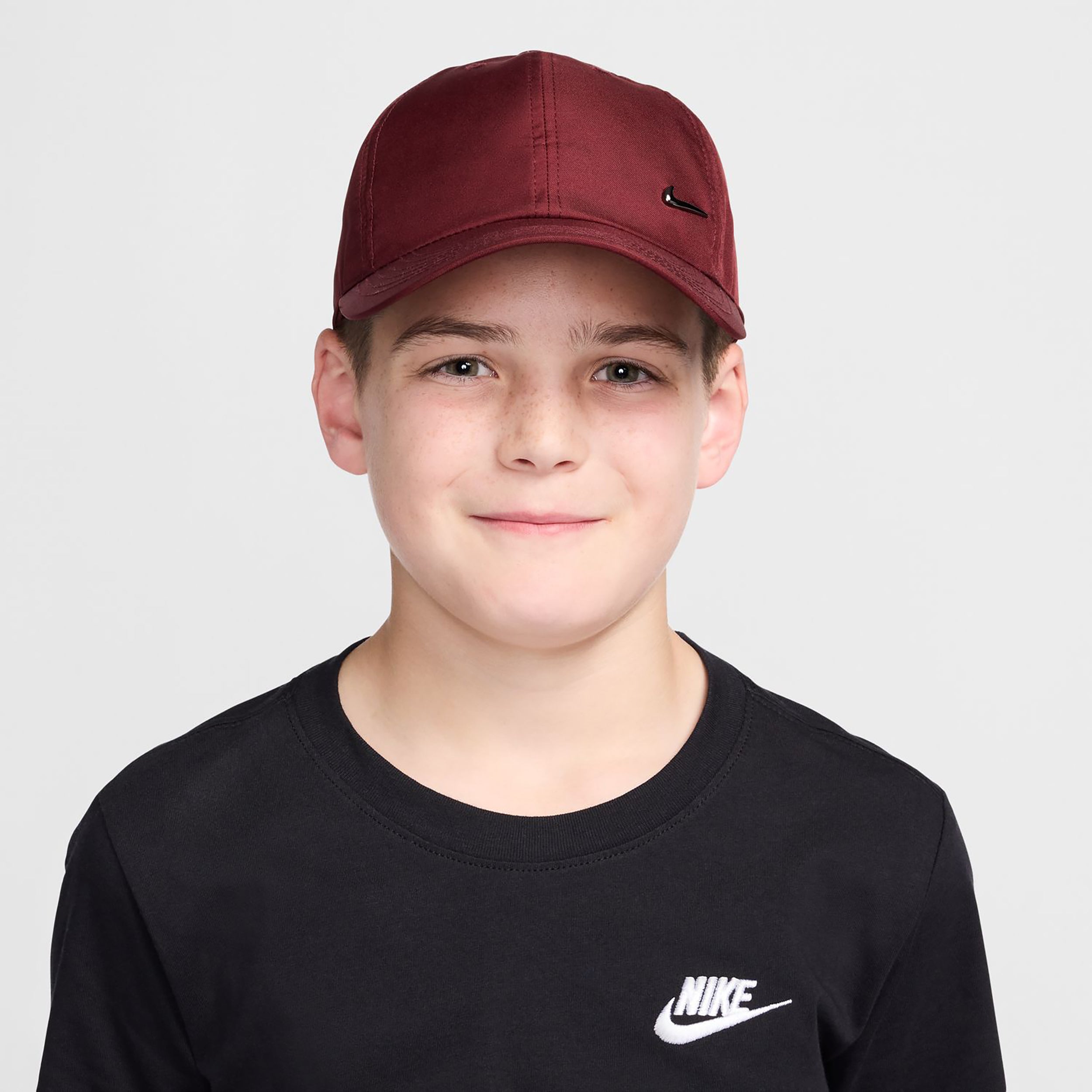 Nike Dri-FIT Club Metal Swoosh Cap Kids-wine red