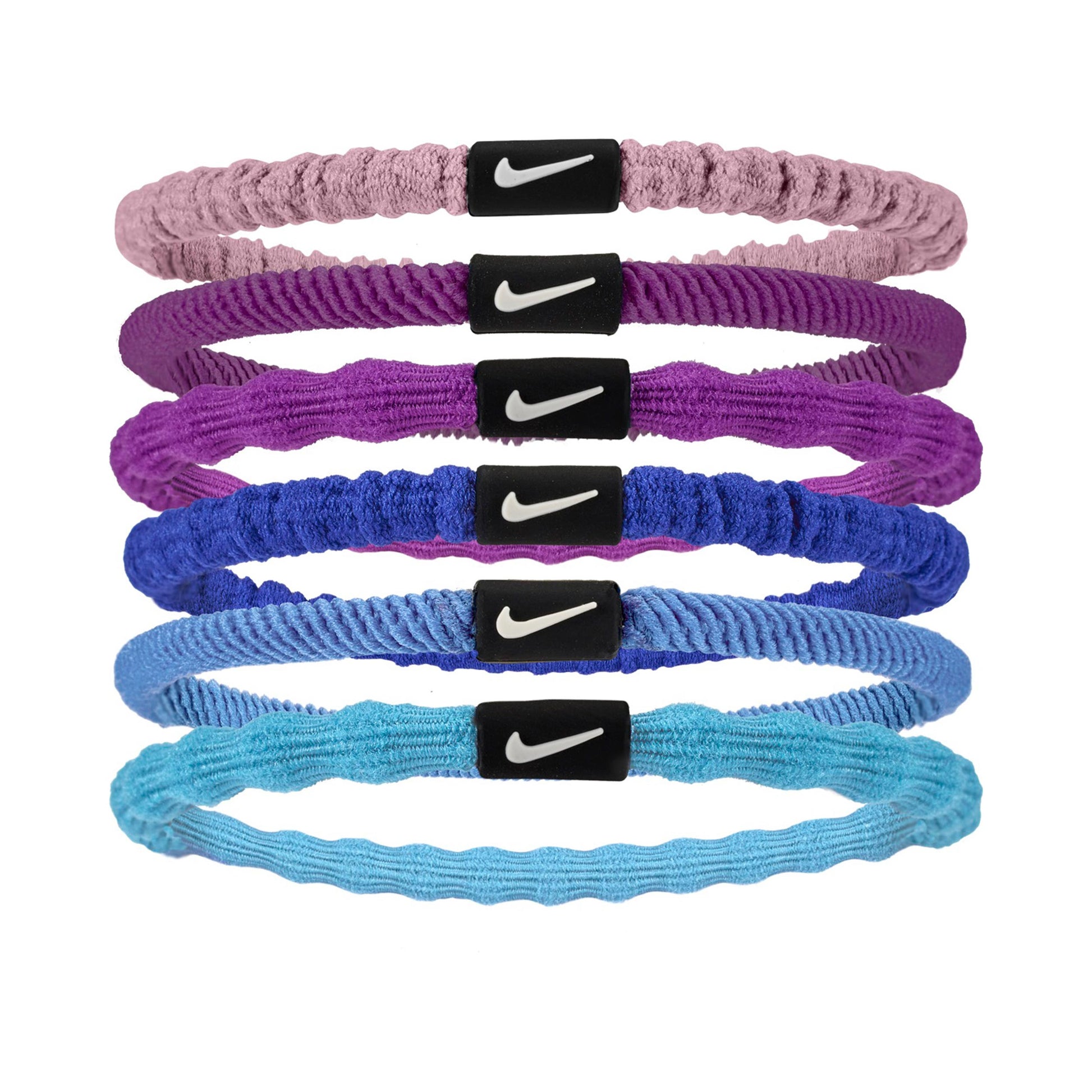 Nike Flex Hair Tie Hair band 6 Pack Unisex - multicoloured, violet