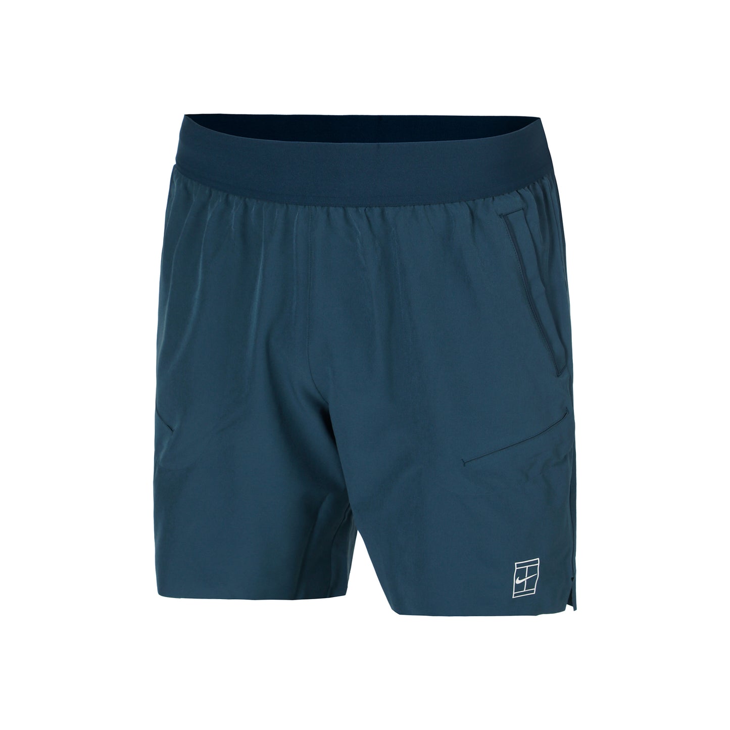 Nike Court Dri-Fit Advantage 6in Shorts Herren-Dunkelblau,Weiß