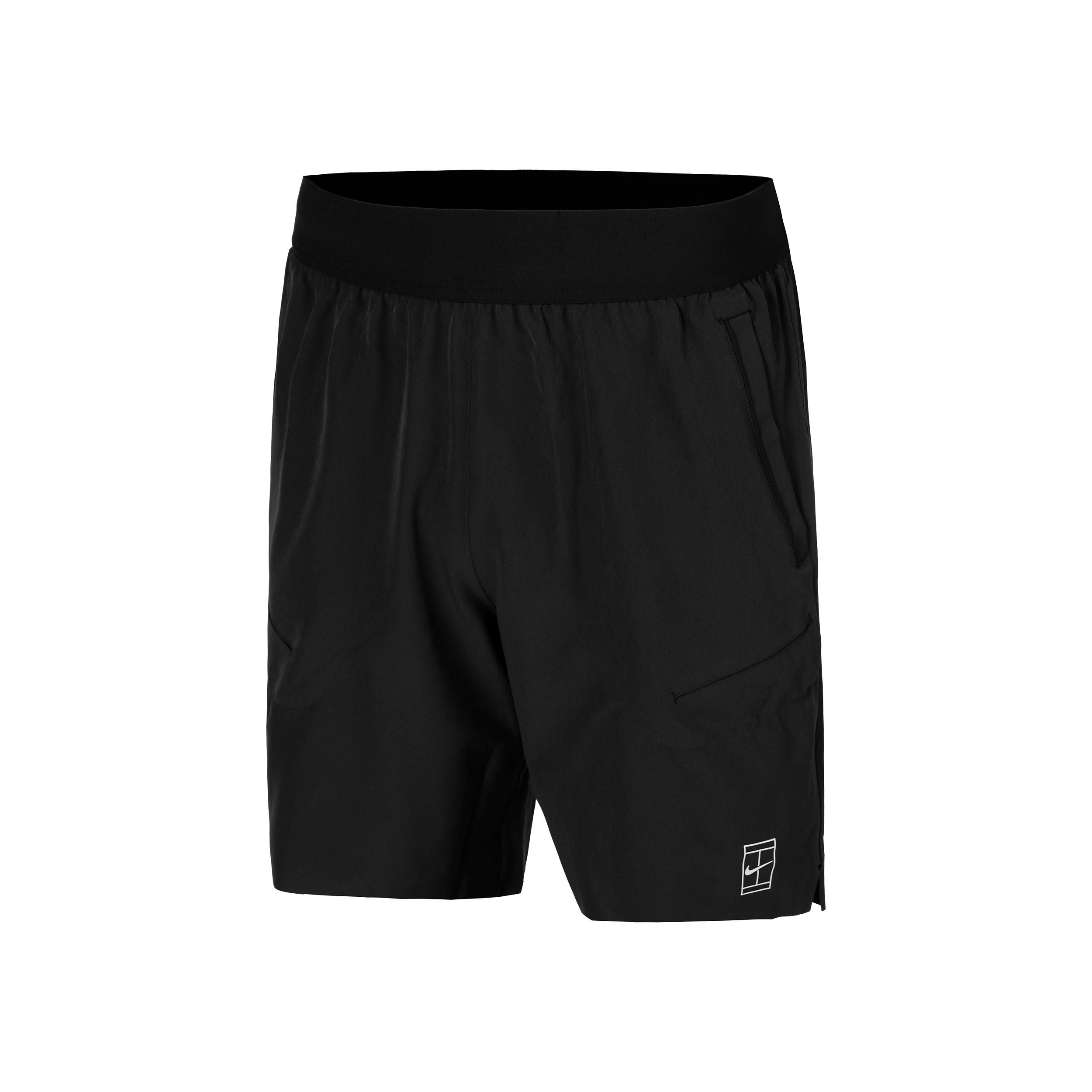 Nike Court Dri-Fit Advantage 8in Shorts Men-Black,White