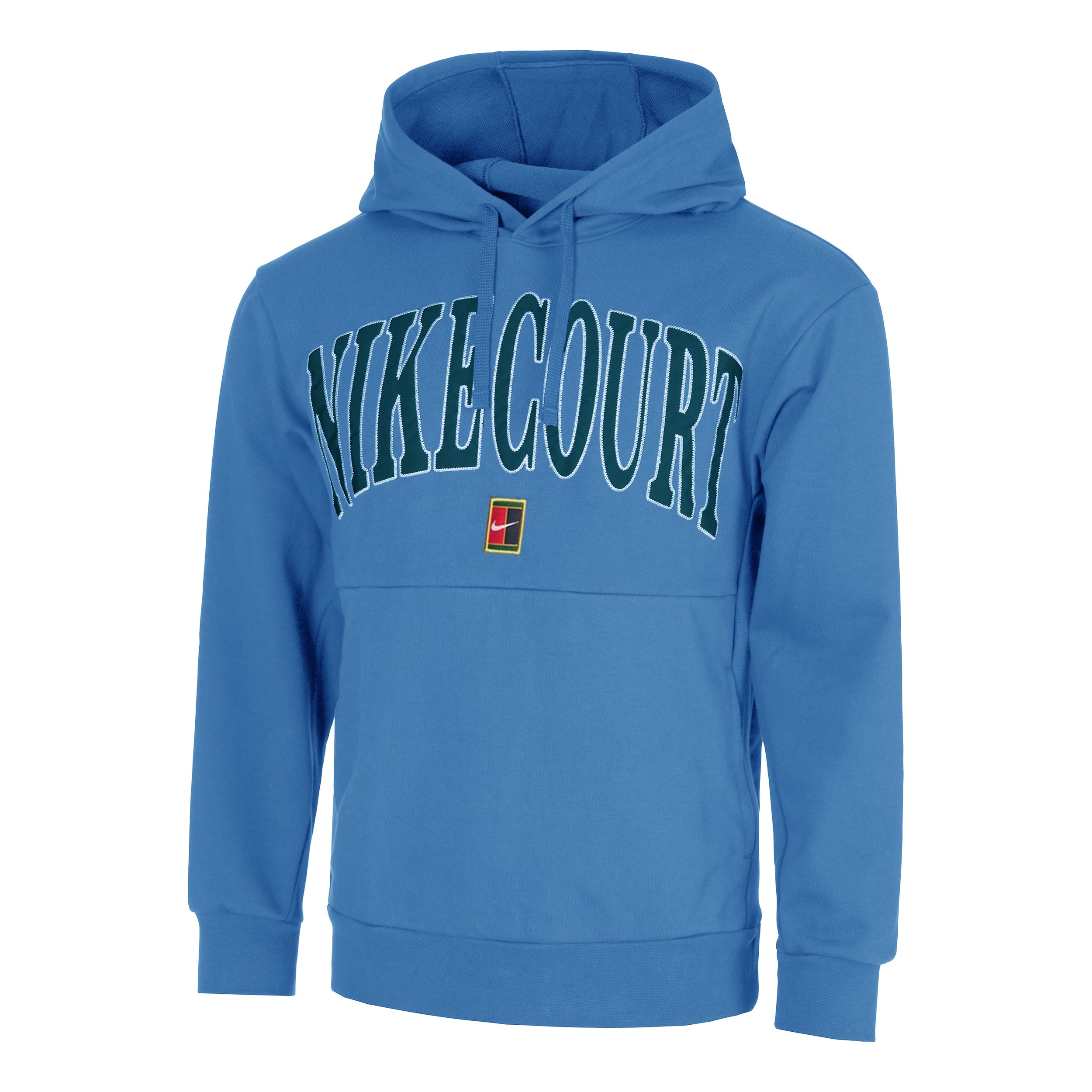 Nike Court Dri-Fit Fleece Heritage Hoody Herren-Blau,Dunkelblau