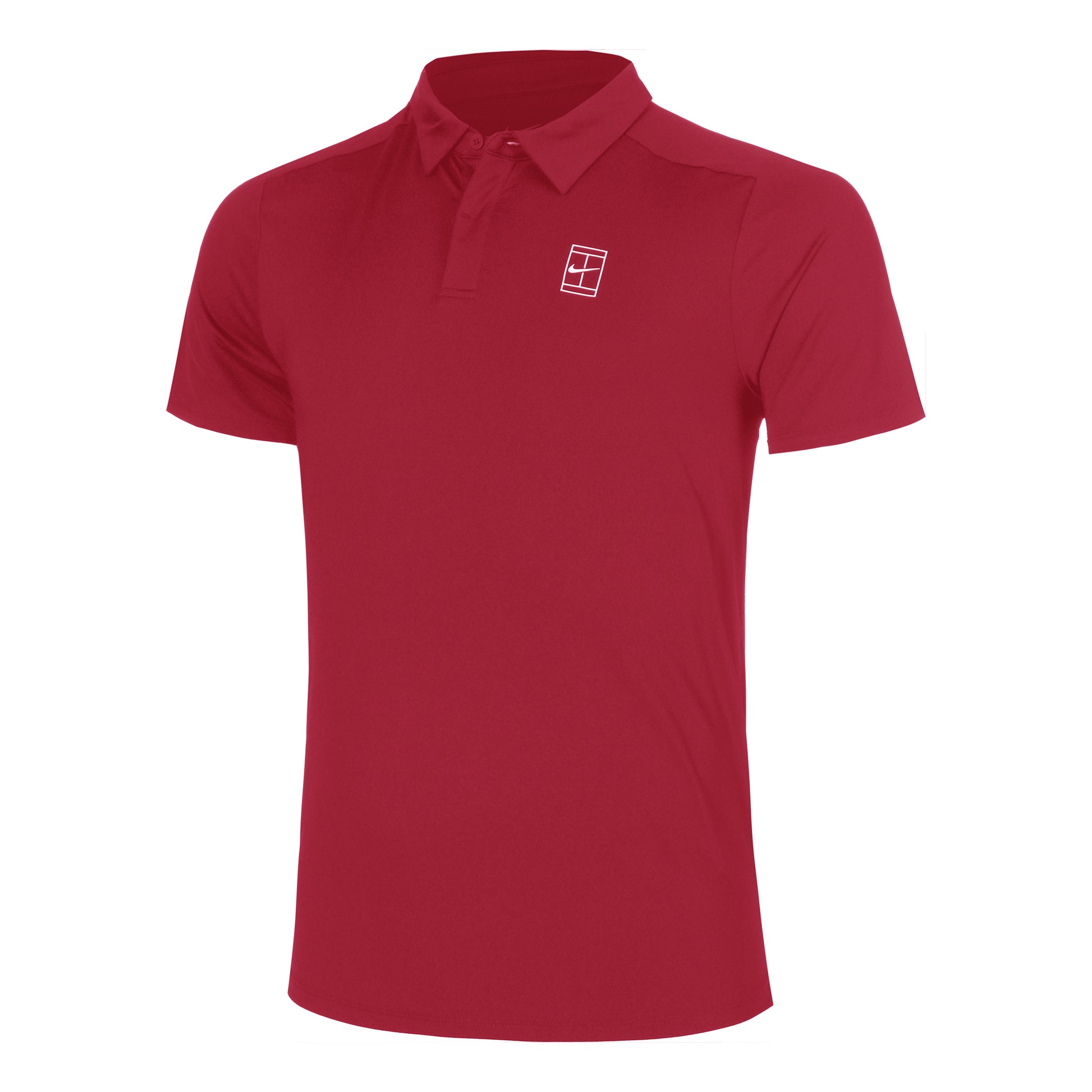 Nike Court Dri-FIT Advantage Polo Men - red, red