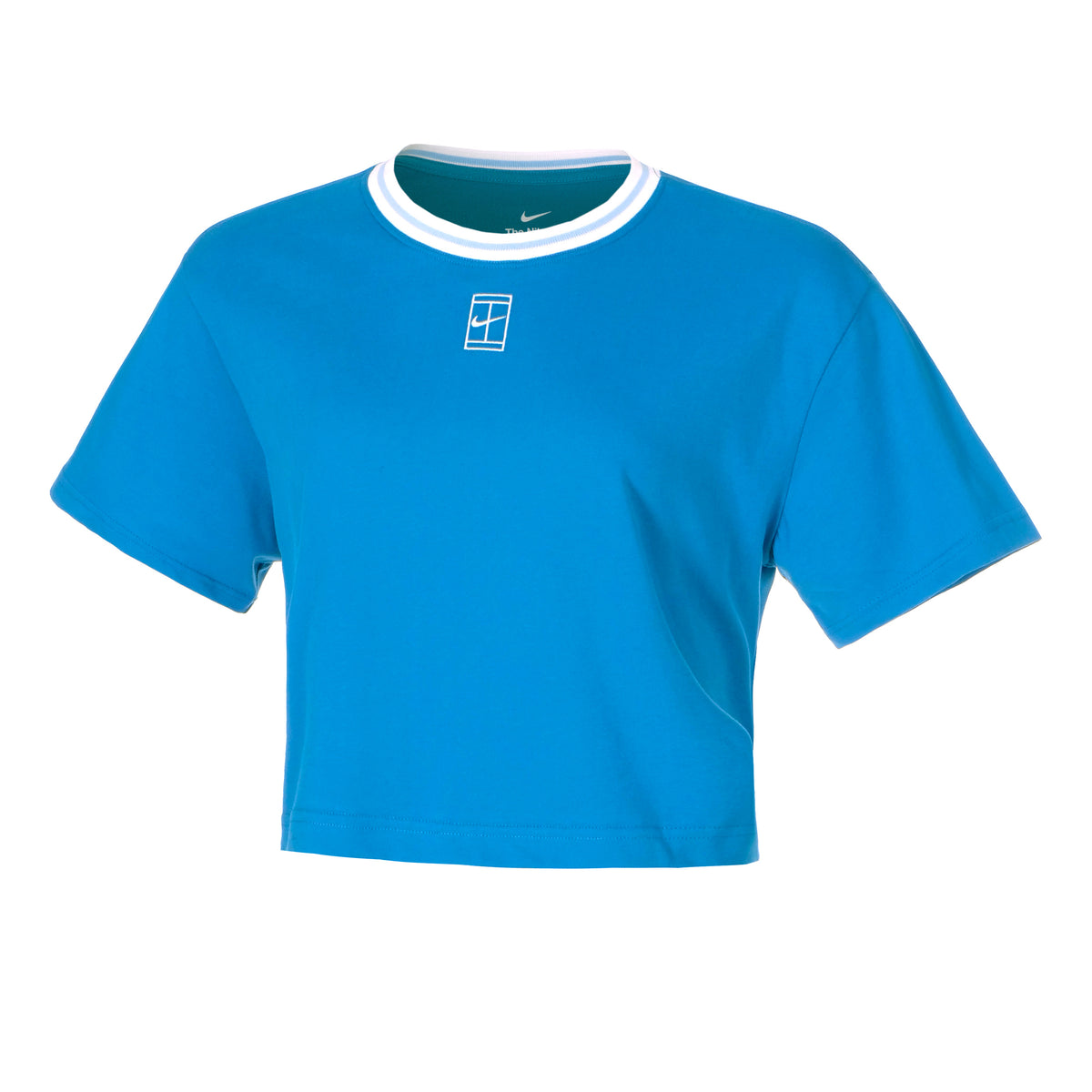 Nike Dri-FIT Heritage Crop T-Shirt Women - blue,
