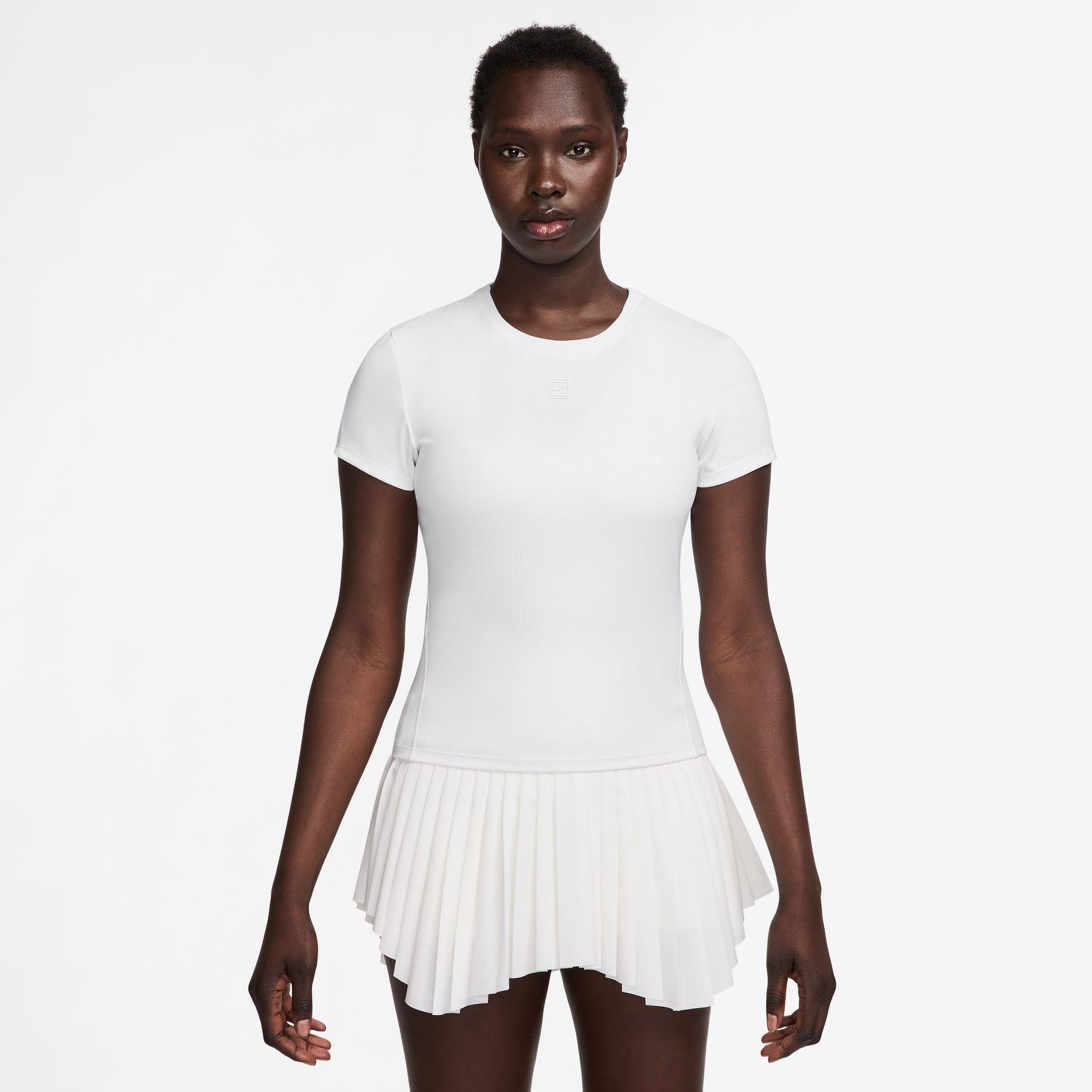 Nike Court Dri-Fit Advantage T-Shirt Damen-Weiß,Weiß