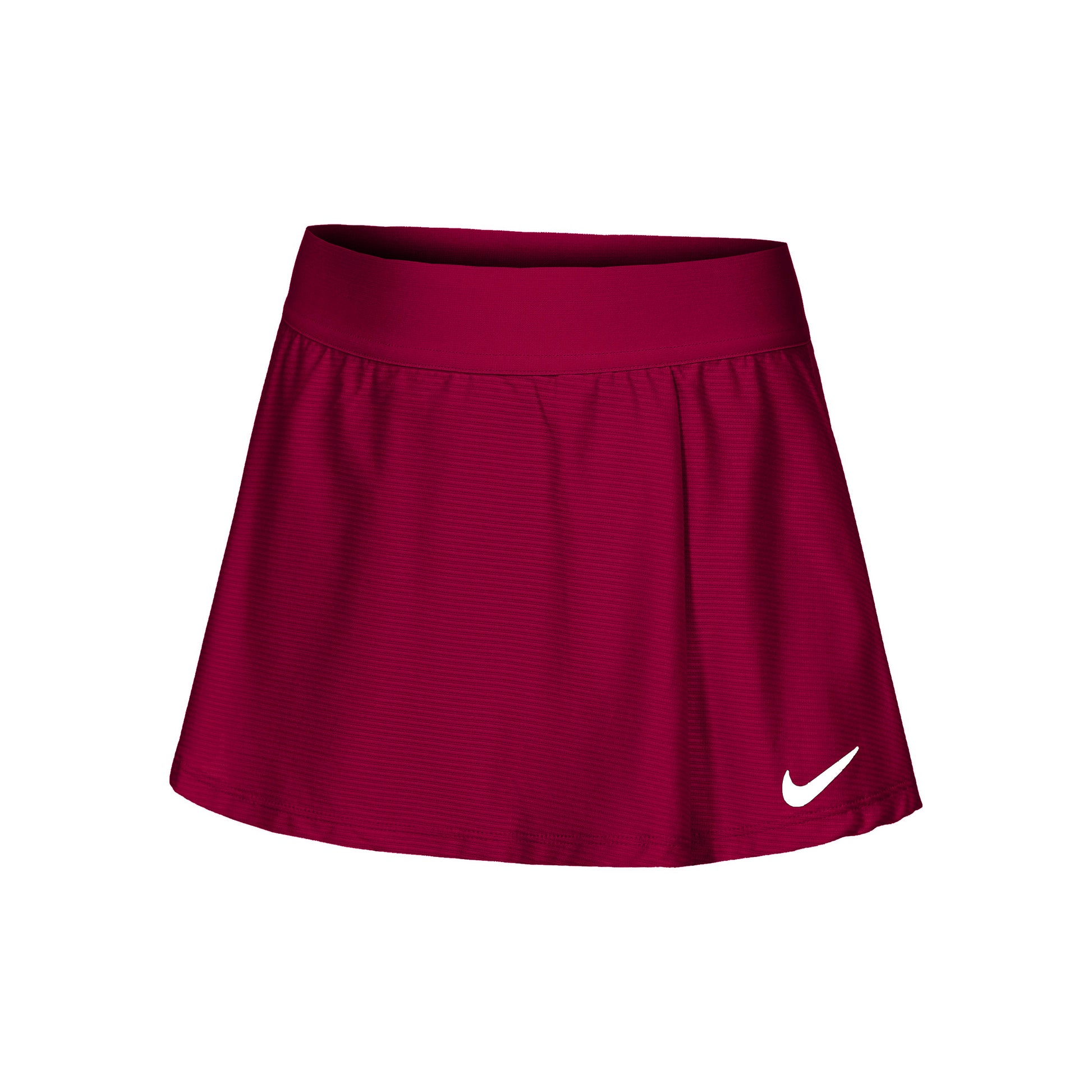Nike Court Dri-Fit Victory Flouncy Rock Mädchen-Rot,Weiß
