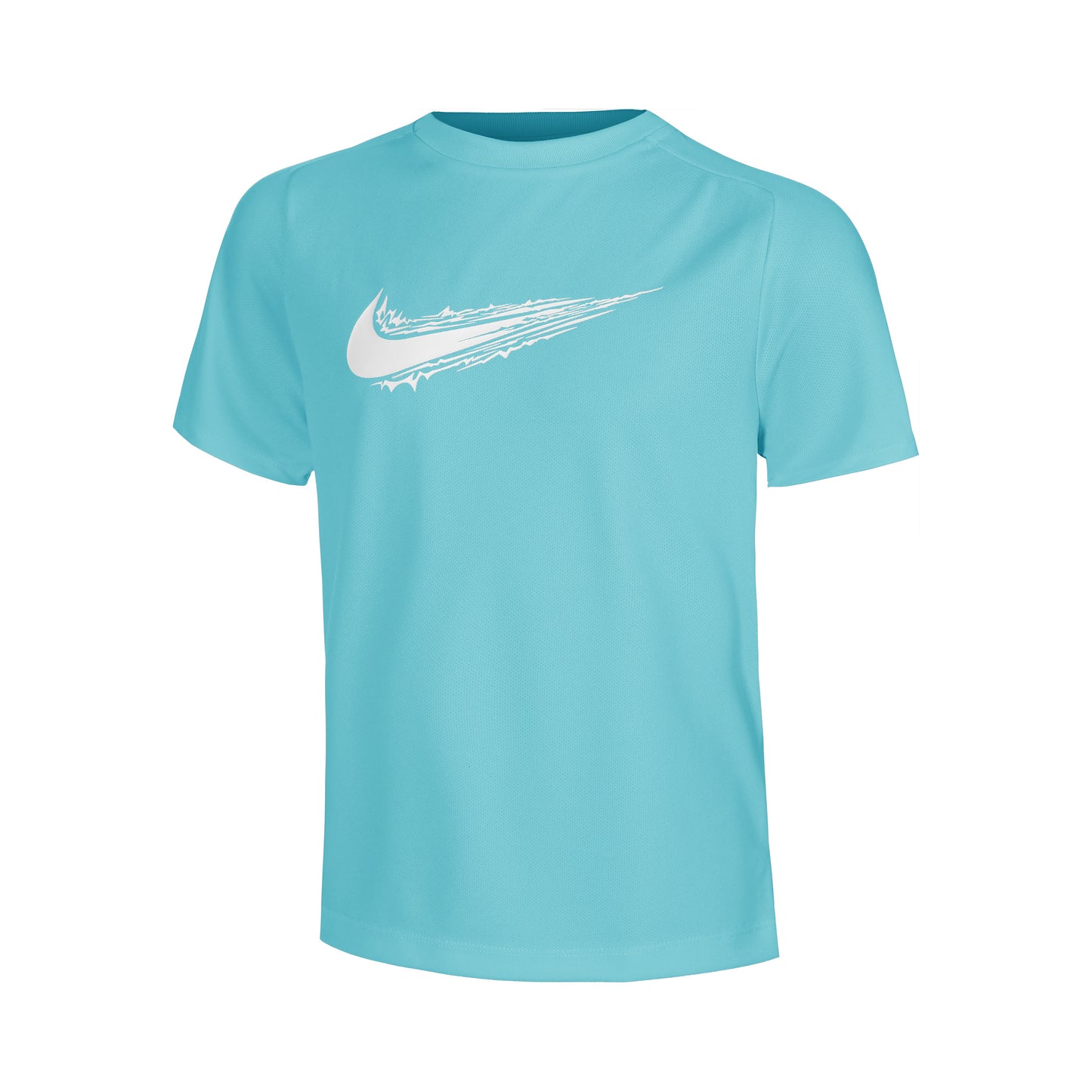Nike Dri-Fit Multi T-Shirt Kids-Turquoise,White