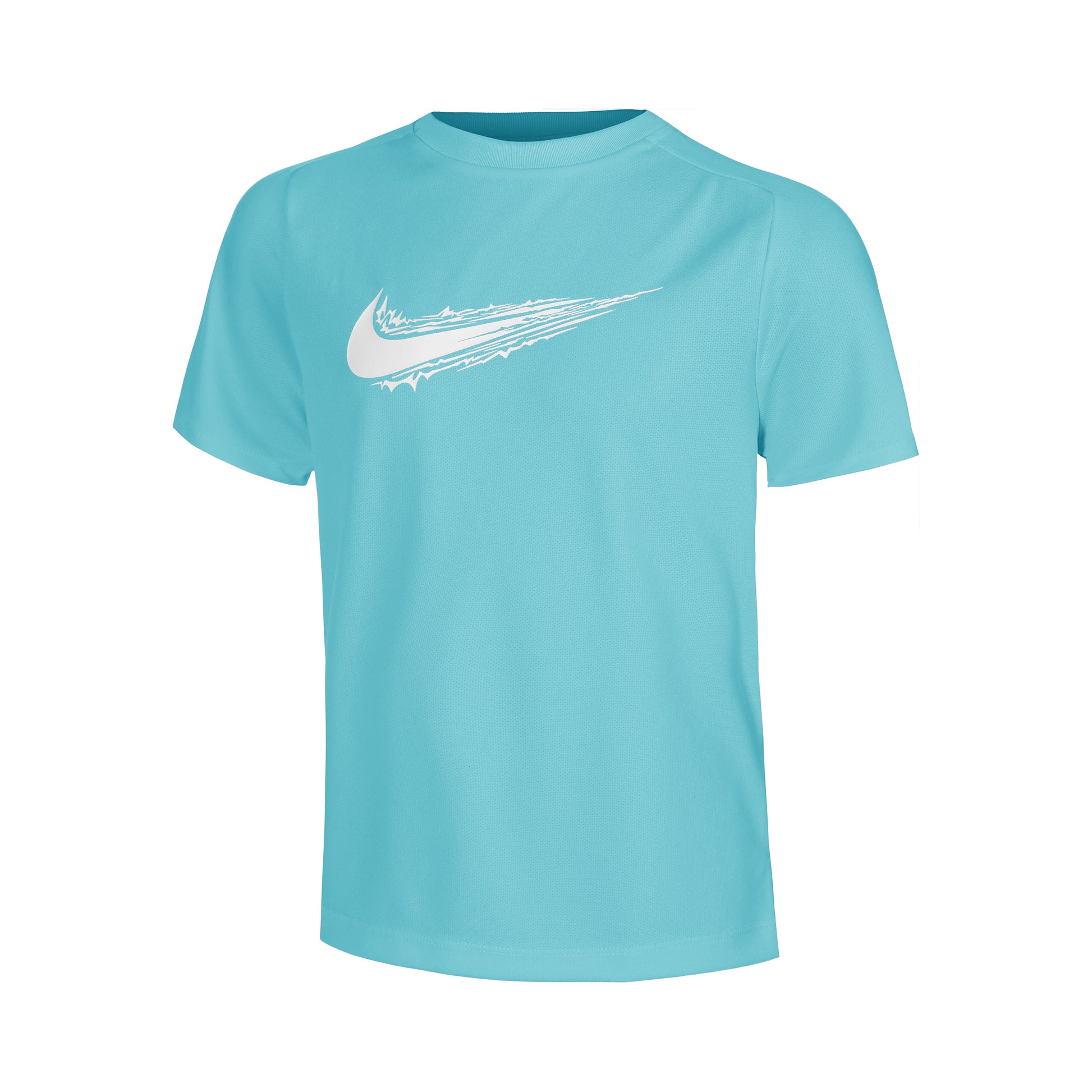 Nike Dri-Fit Multi T-Shirt Kids-Turquoise,White