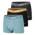 Everyday Cotton Stretch Boxer Short 3er Pack Herren-Hellblau,Dunkelgrau