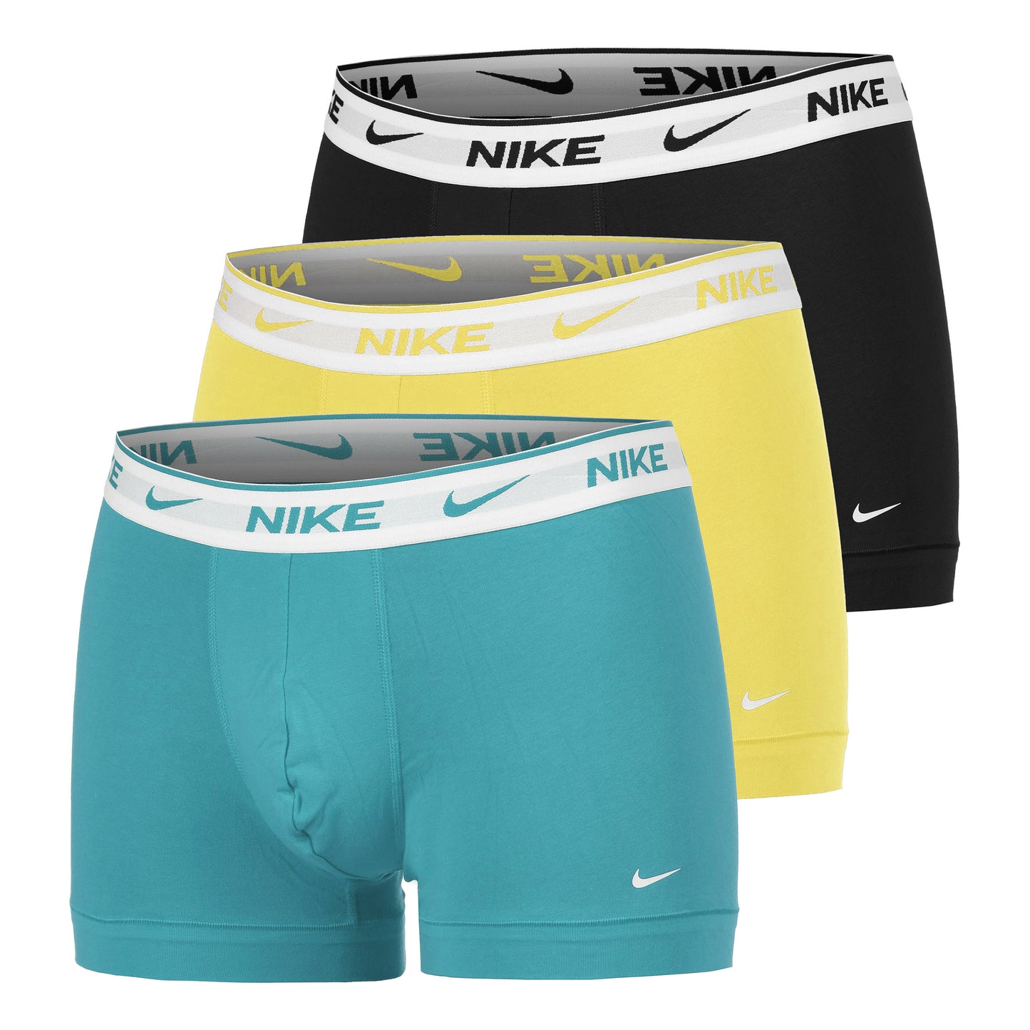 Nike Everyday Cotton Stretch Boxer Shorts 3 Pack Men-Black,Multicoloured