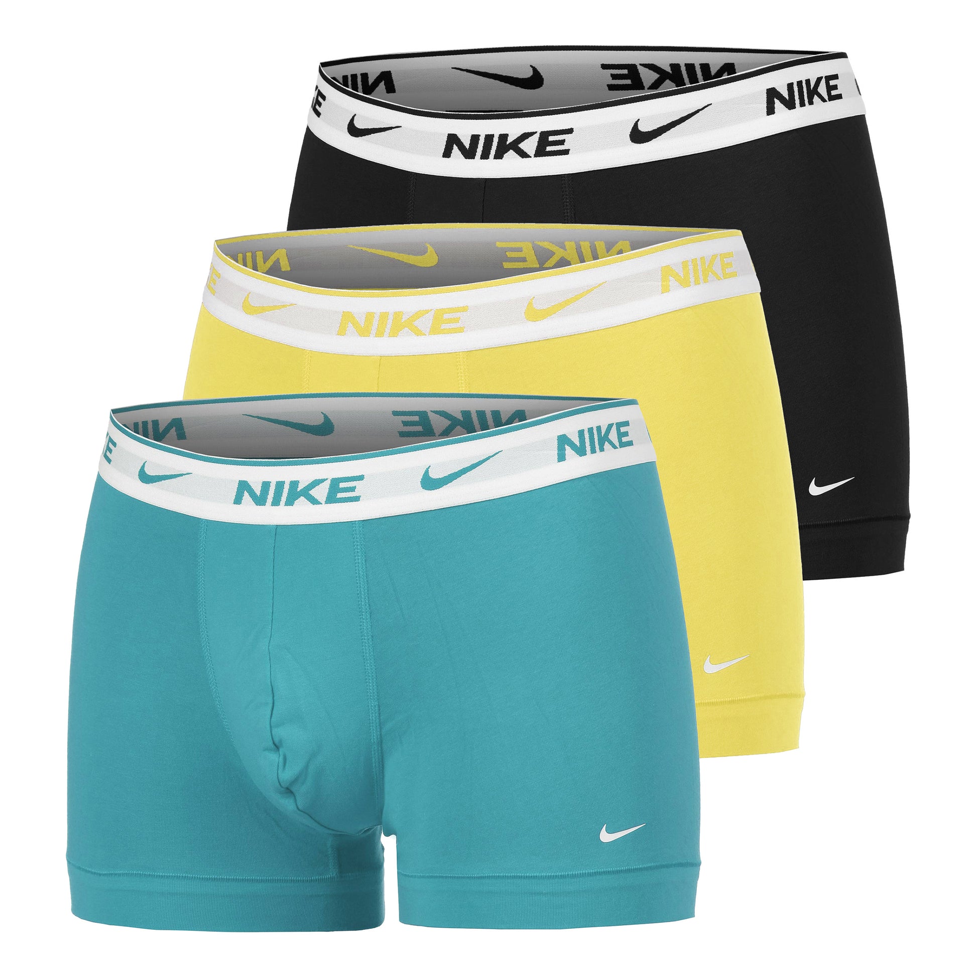 Nike Everyday Cotton Stretch Boxer Shorts 3 Pack Men-Black,Multicoloured