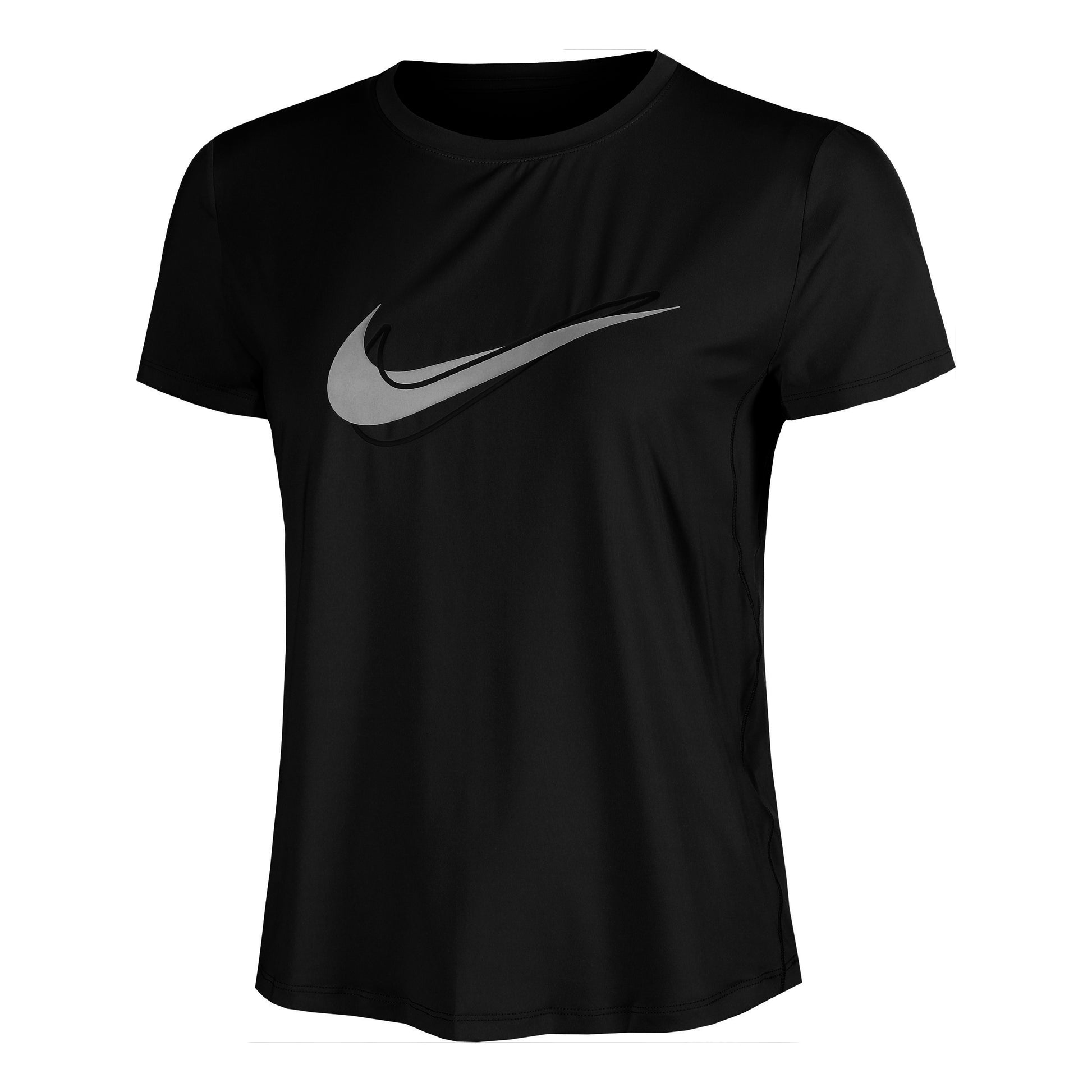 Nike Swoosh Running Shirt Women-Black
