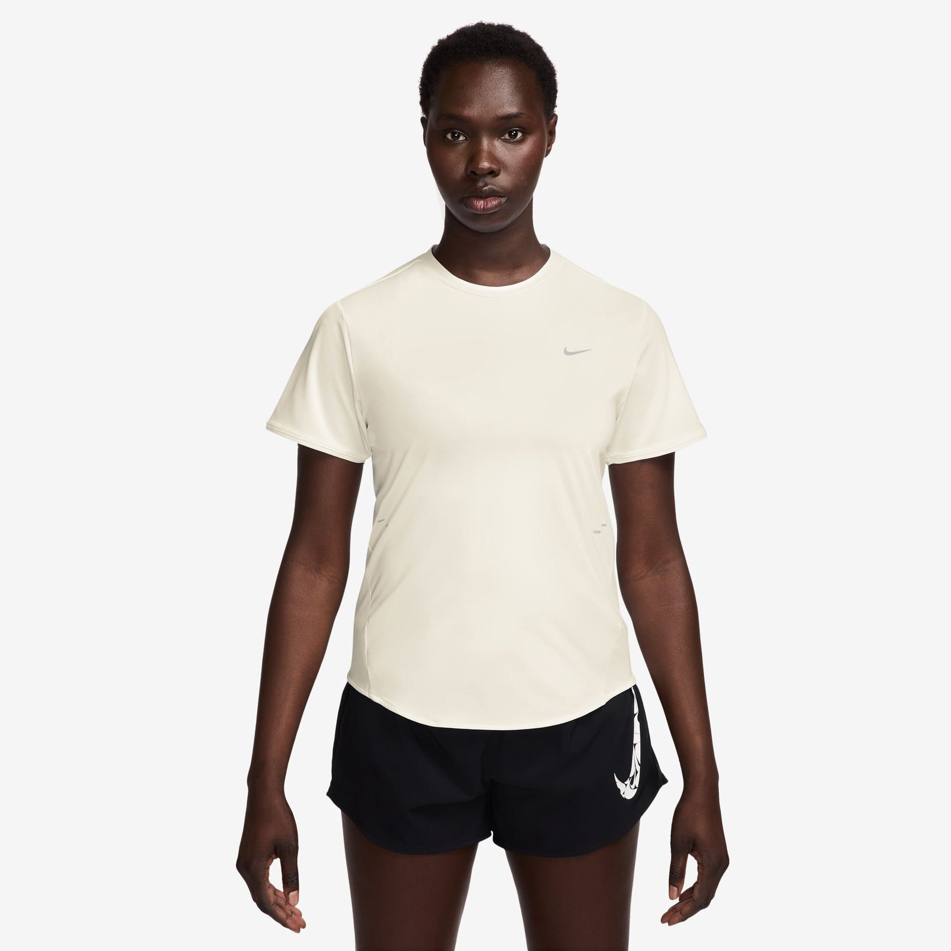 Nike Swift Laufshirt Damen - creme