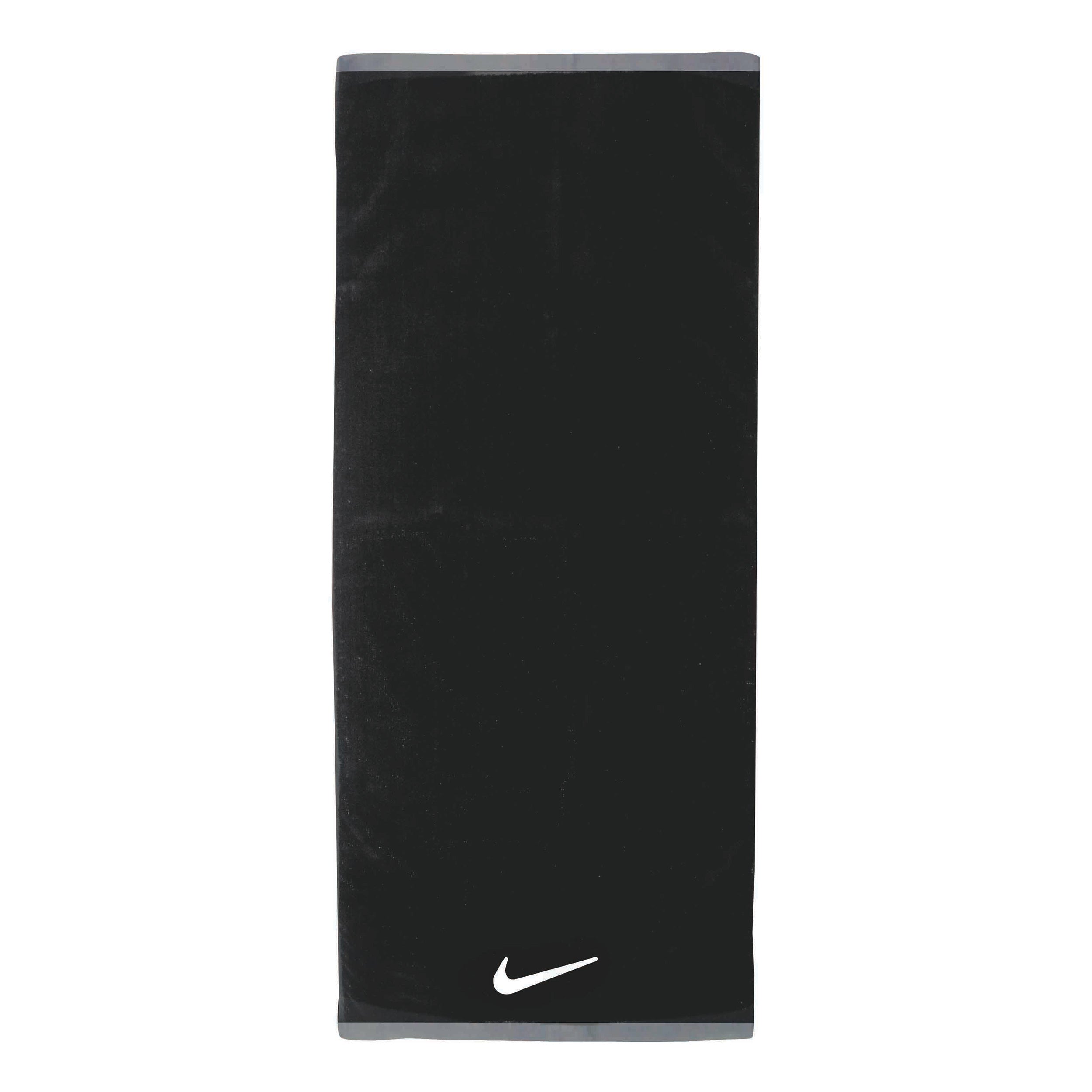 Nike Fundamental Towel 60x120cm - black, white