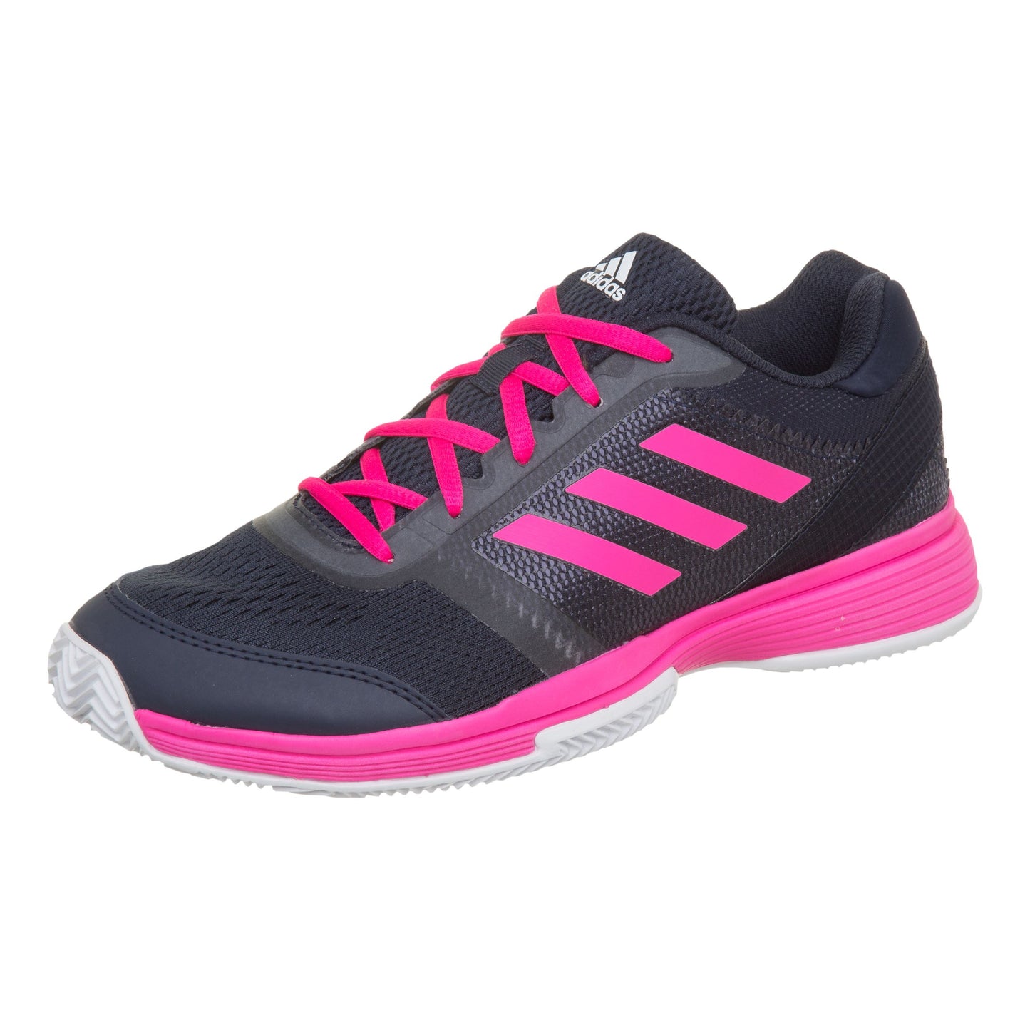 adidas Barricade Club Sandplatzschuh Damen - dunkelblau, pink
