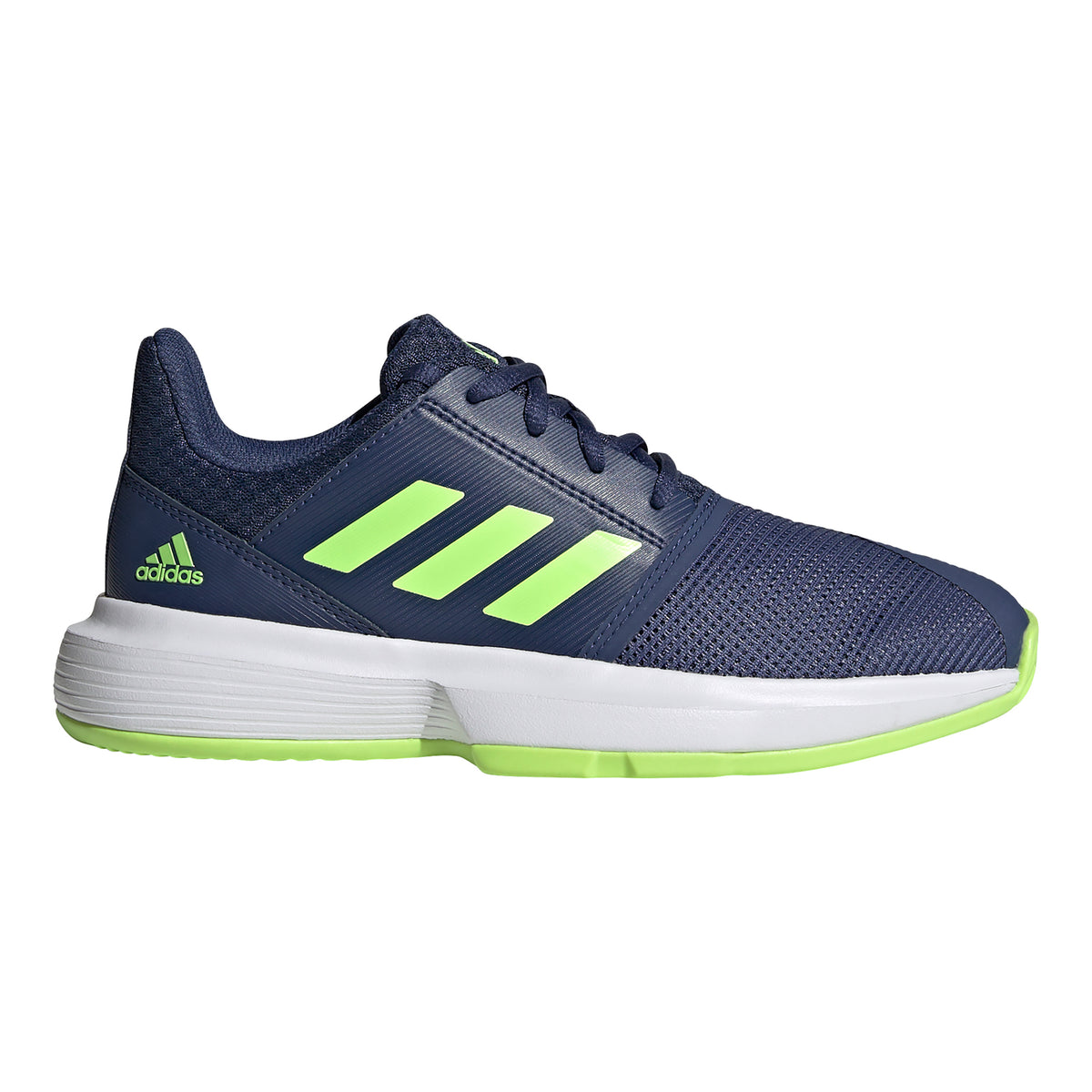 adidas Court Jam X All court shoe Kids - dark blue, neon green