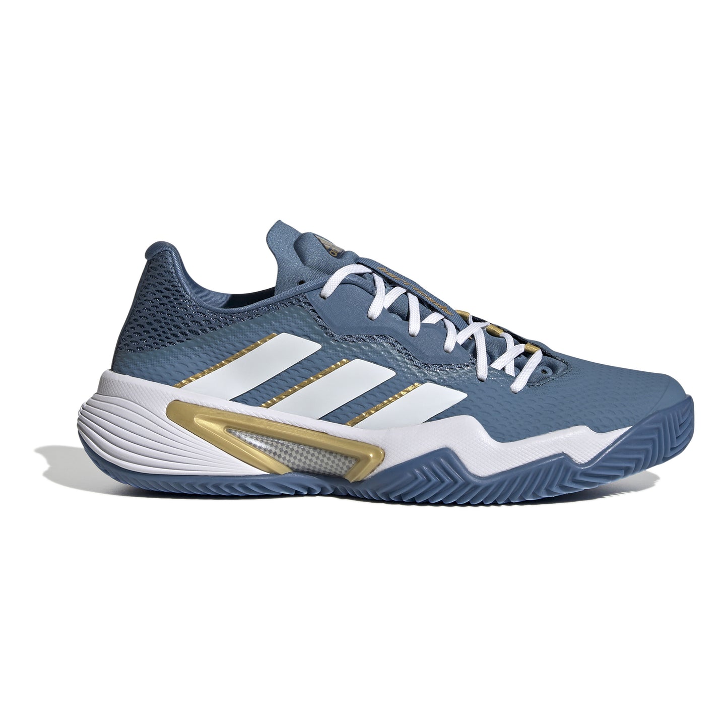 adidas Barricade 13 Sandplatzschuh Damen - blau, gold