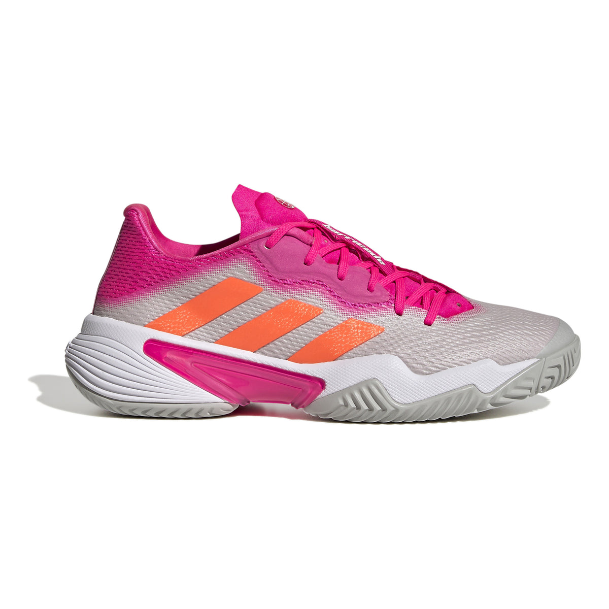 adidas Barricade Allcourtschuh Damen - hellgrau, pink