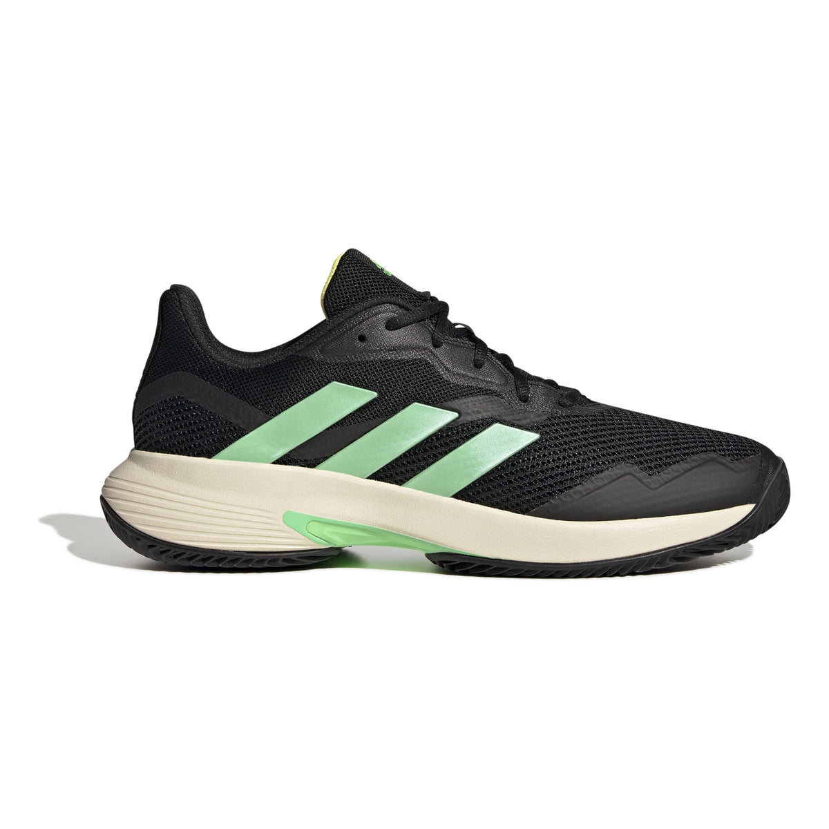 adidas CourtJam Control Sandplatzschuh Herren - schwarz, neongrün