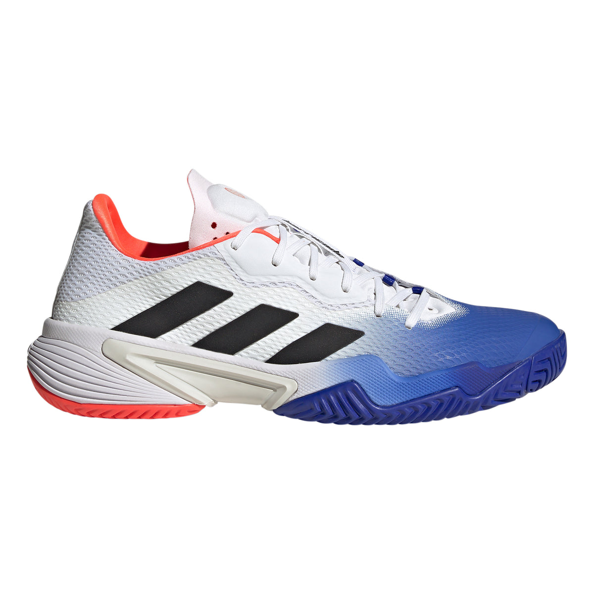 adidas Barricade Allcourtschuh Herren - weiß, blau