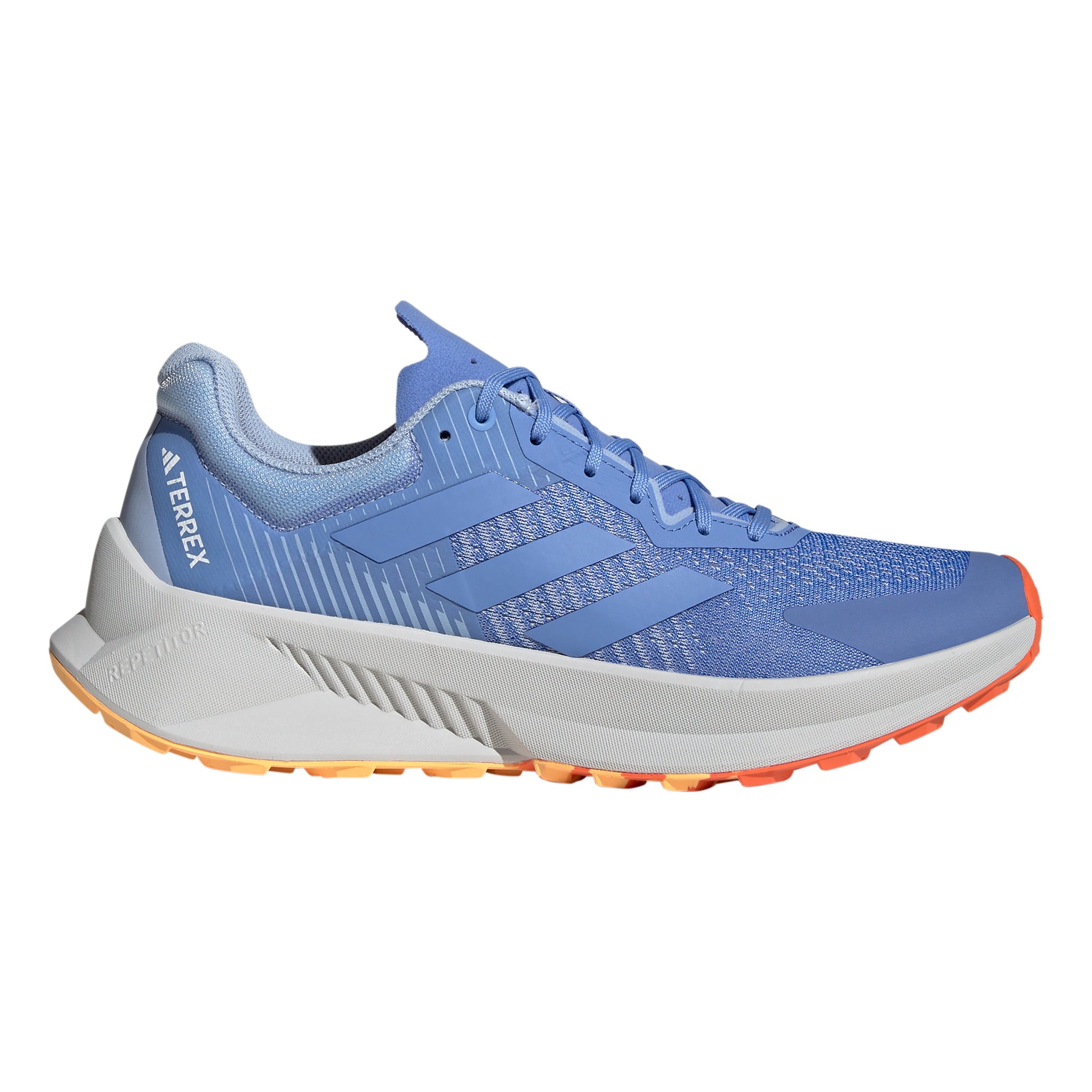 adidas Soulstride Flow Trailschuh Herren - blau, grau