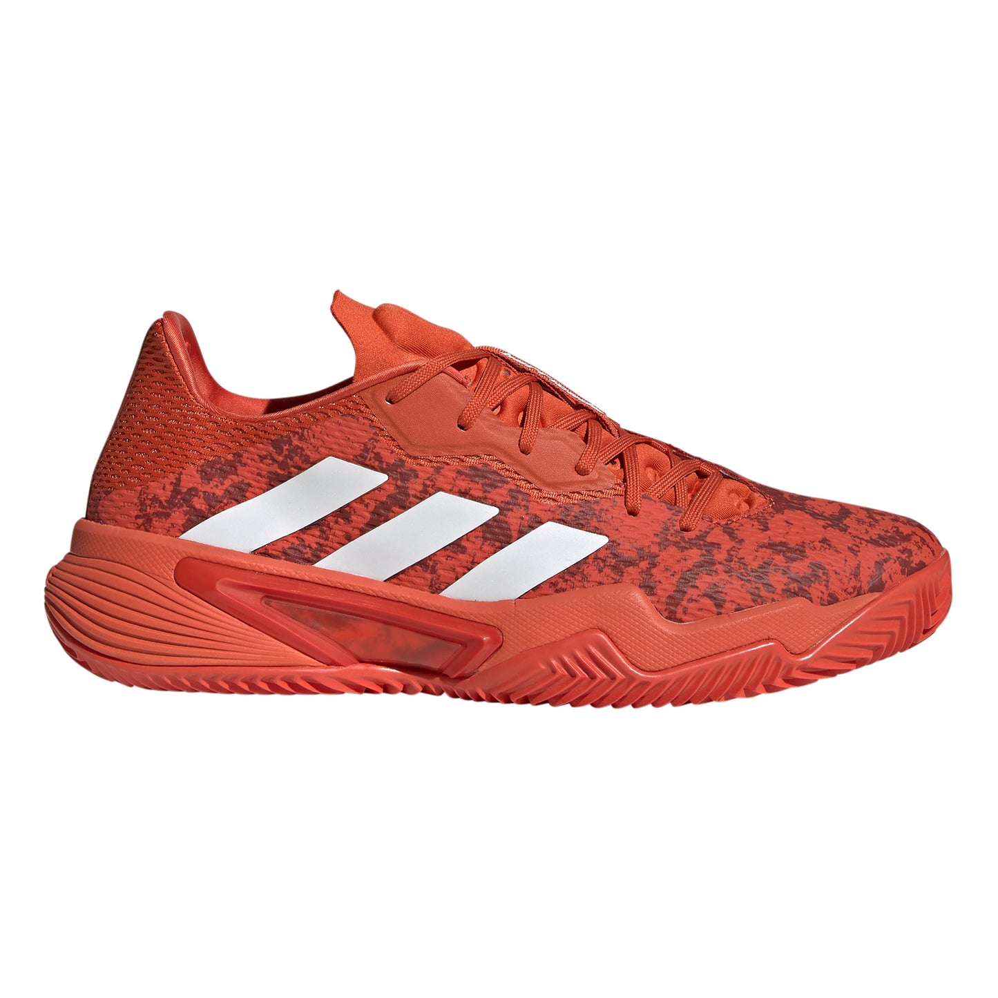 adidas Barricade Sandplatzschuh Herren - orange, weiß