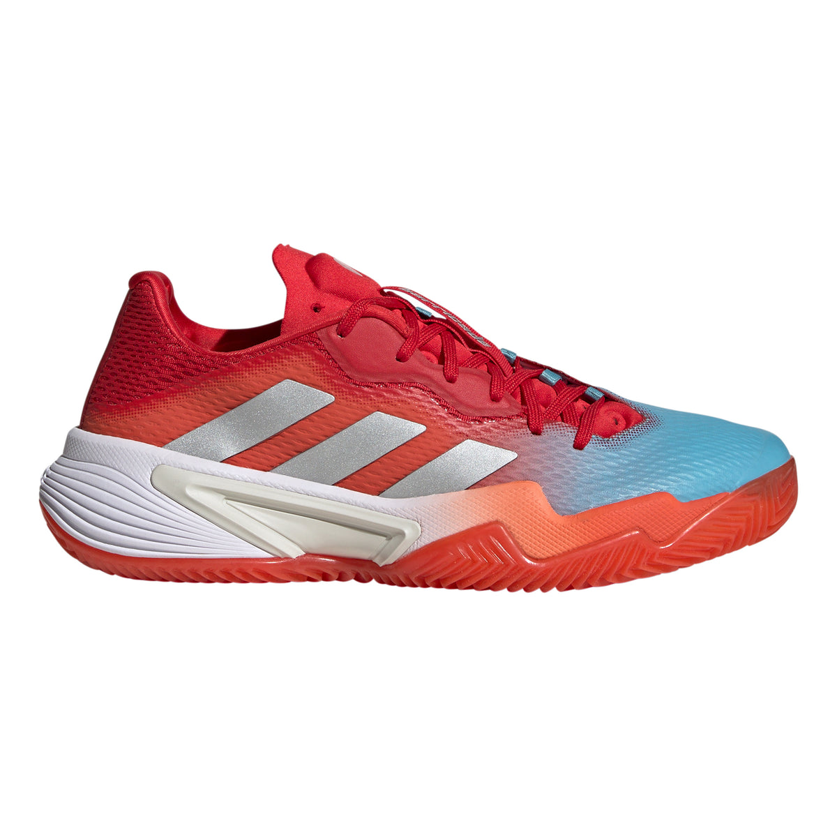 adidas Barricade Clay court shoe Women - red, white