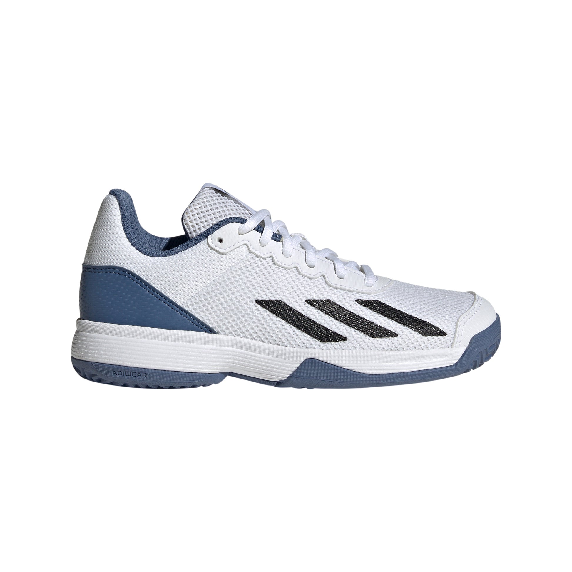 adidas Courtflash Allcourtschuh Kinder - weiß, schwarz