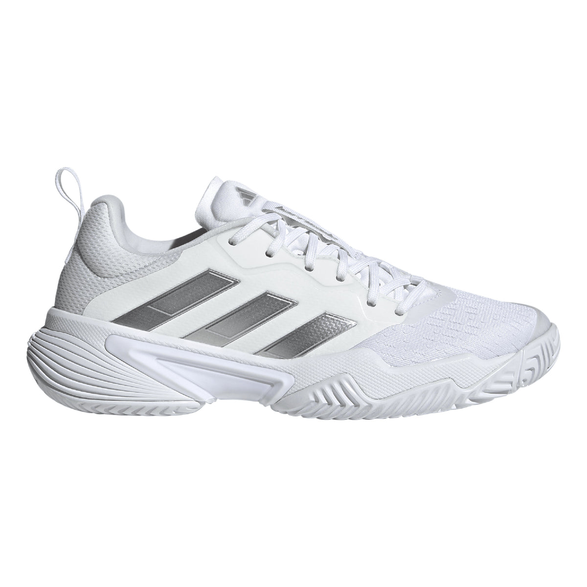adidas Barricade Allcourtschuh Damen - weiß, silber