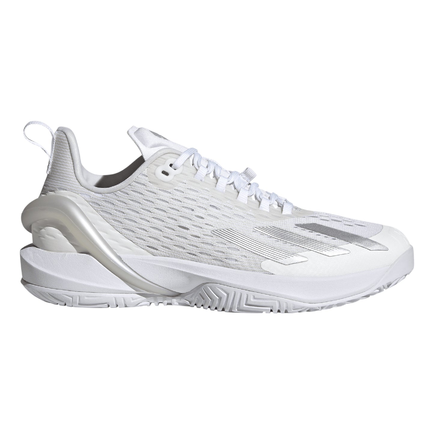 adidas Adizero Cybersonic Allcourtschuh Damen - weiß, silber