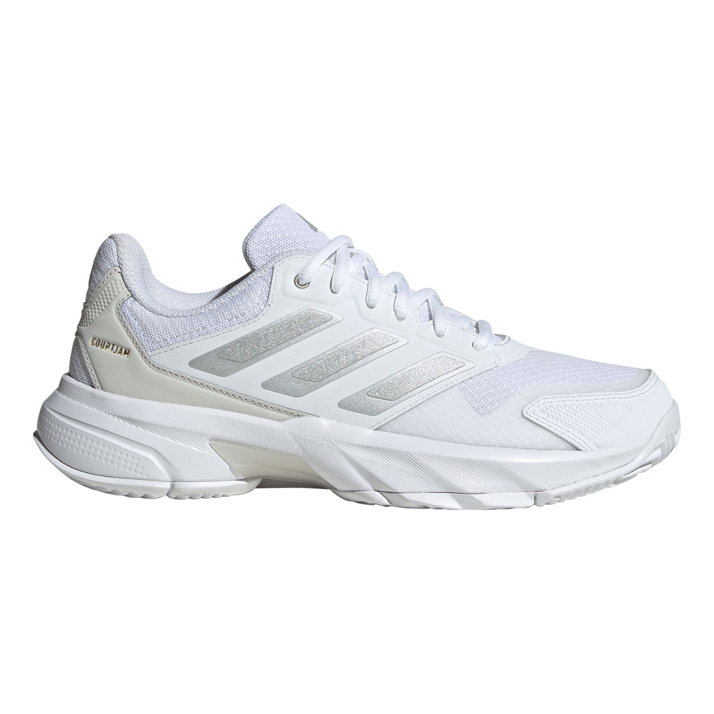 adidas CourtJam Control 3 All court shoe Women - white, silver
