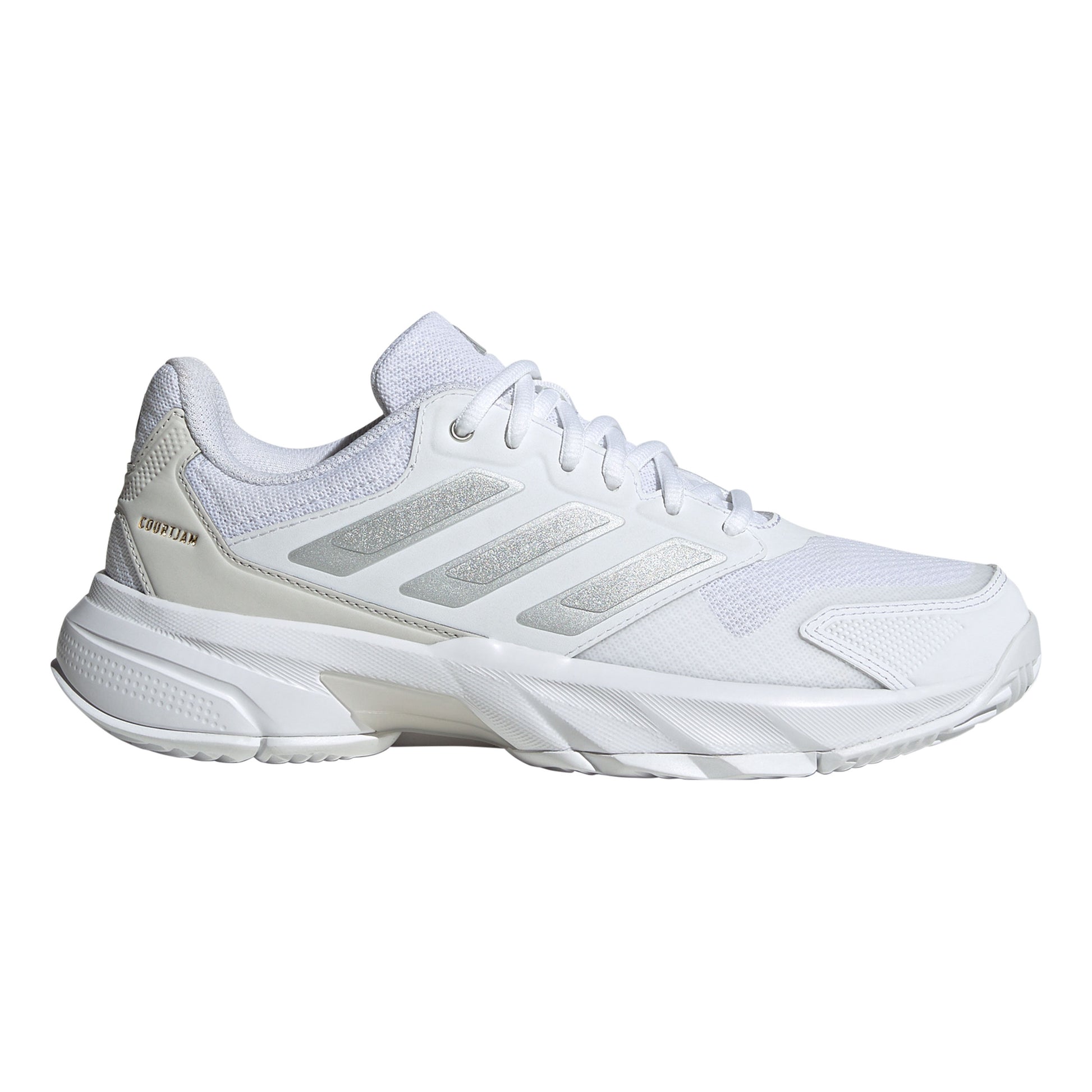 adidas CourtJam Control 3 All court shoe Women - white, silver