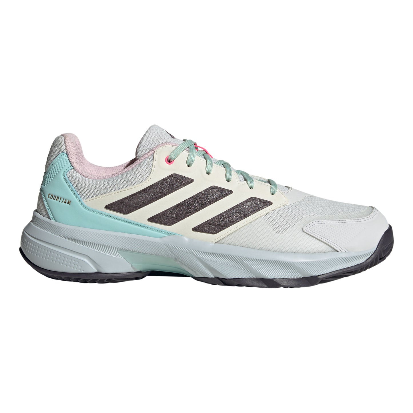 adidas CourtJam Control 3 Allcourtschuh Herren - weiß, grau