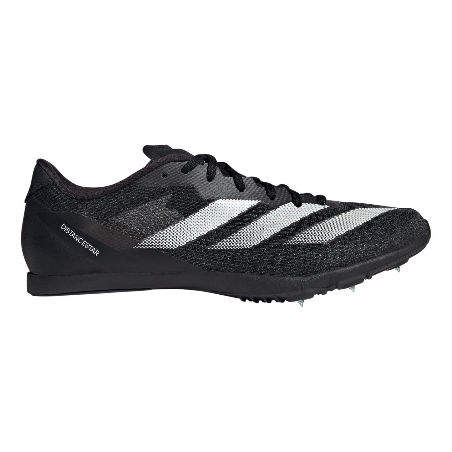adidas Distancestar Spikeschuh Unisex - schwarz, weiß
