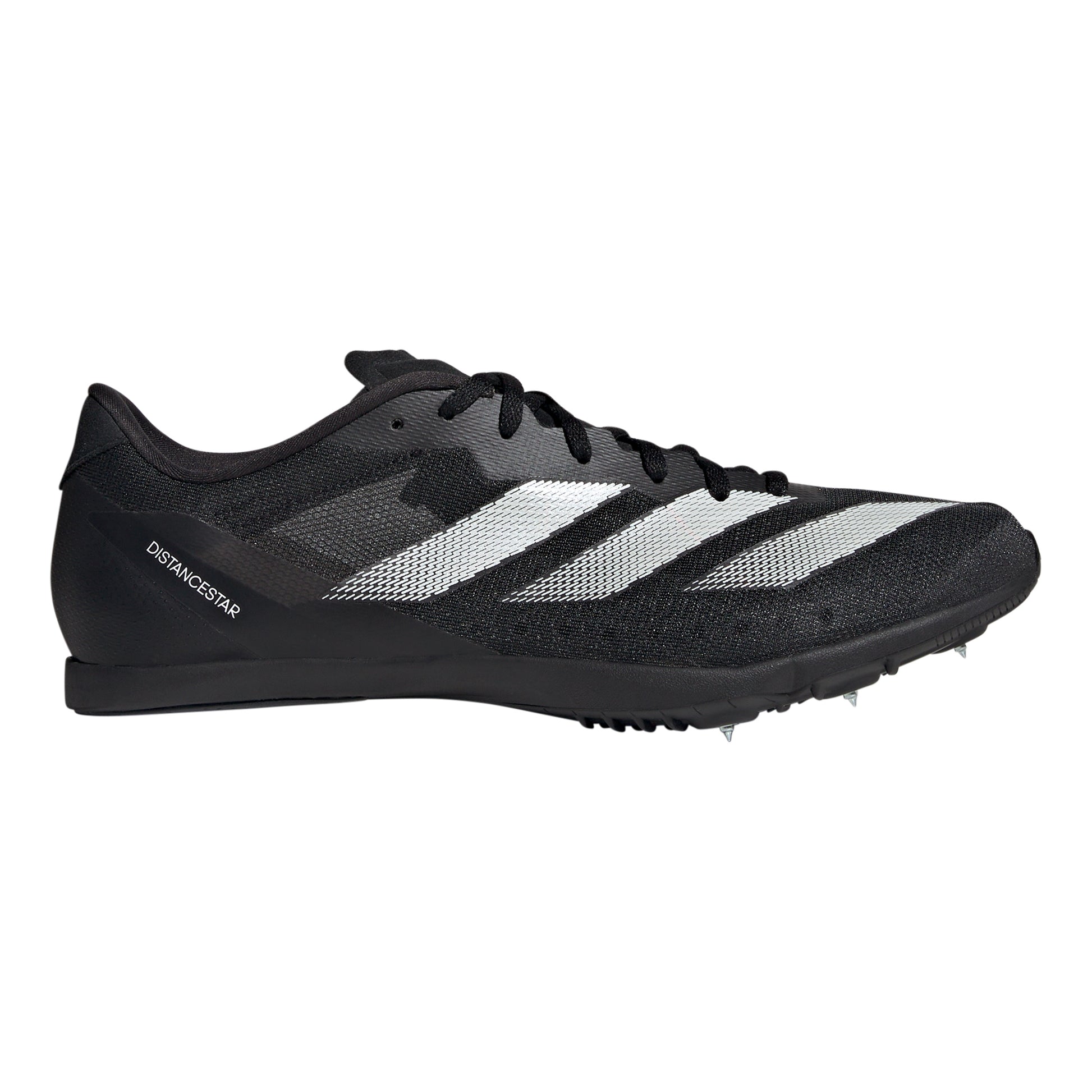 adidas Distancestar Spikeschuh Unisex - schwarz, weiß