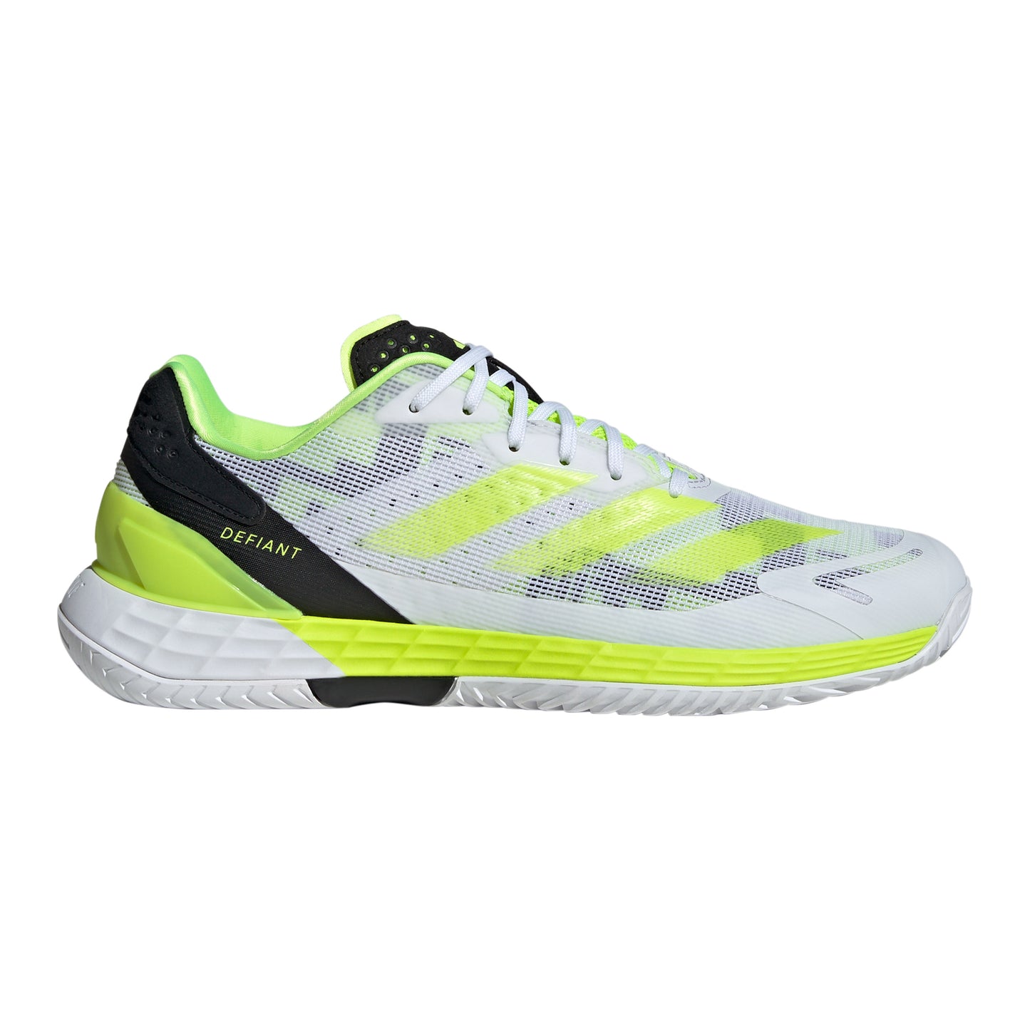 adidas Defiant Speed 2 Allcourtschuh Herren - weiß, neongrün