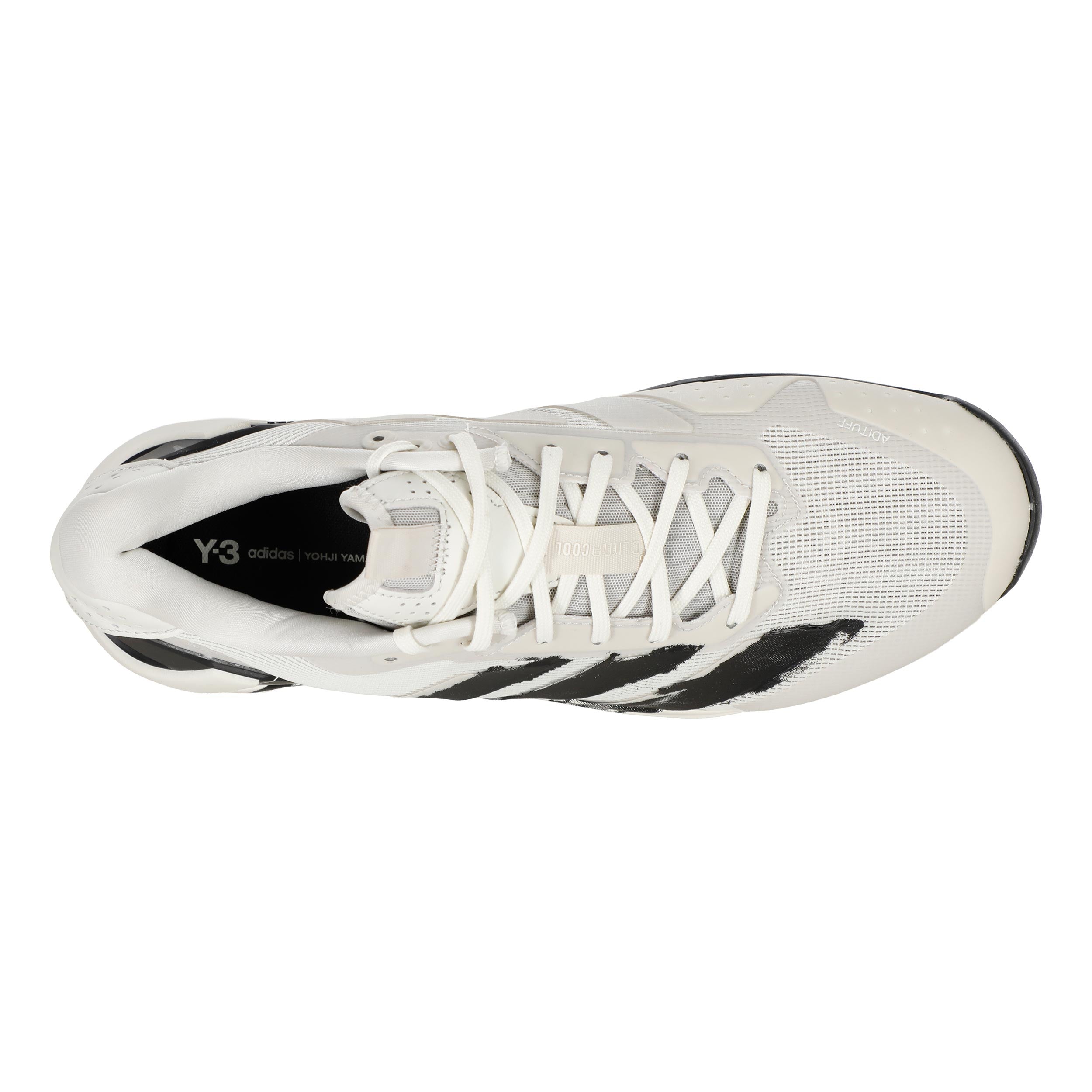Y-3 Adizero Ubersonic 5 All court shoe Men - white, black | Tennis