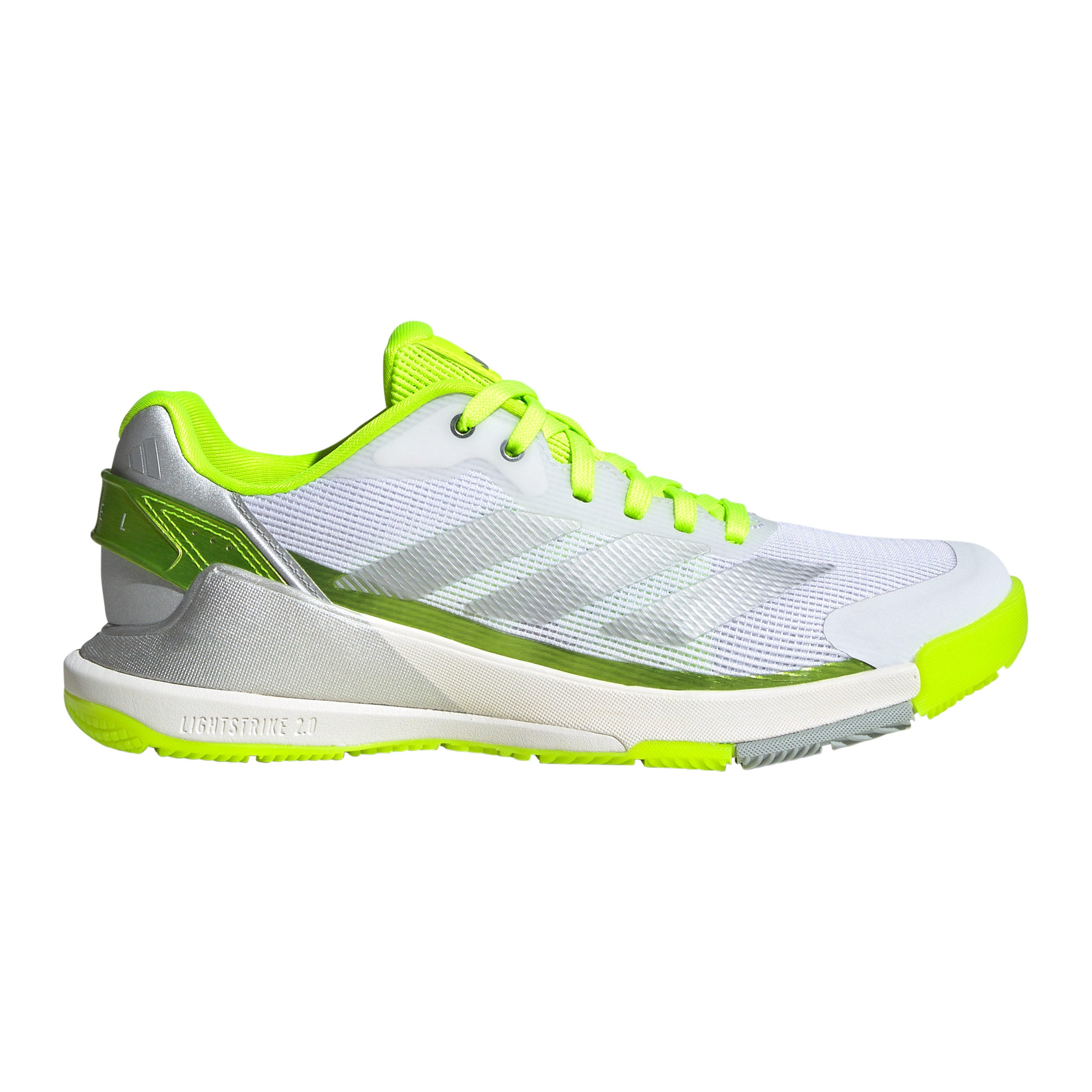 adidas Crazyquick LS Padel shoe Women - white, neon yellow