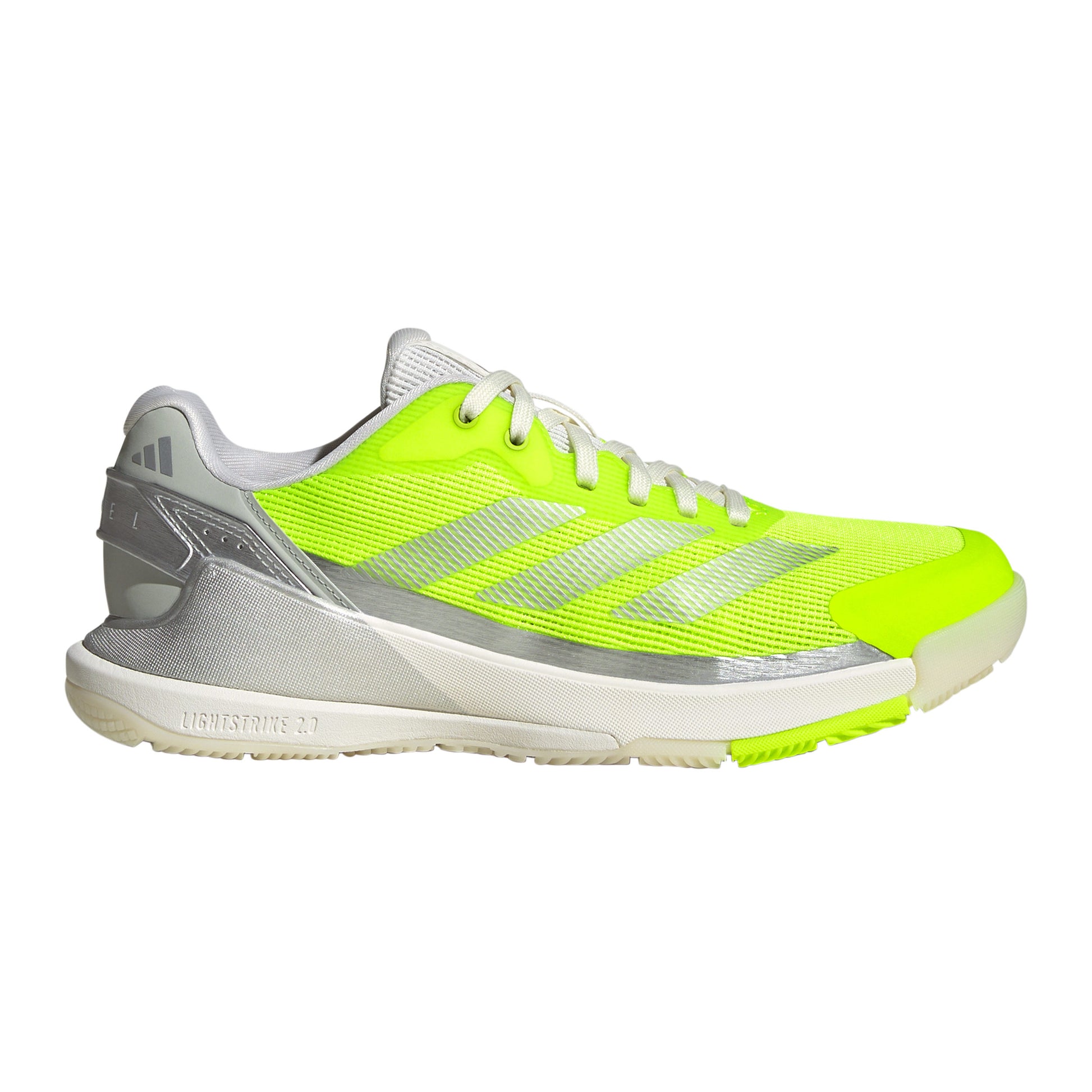 adidas Crazyquick LS Padel shoe Women - neon yellow, silver