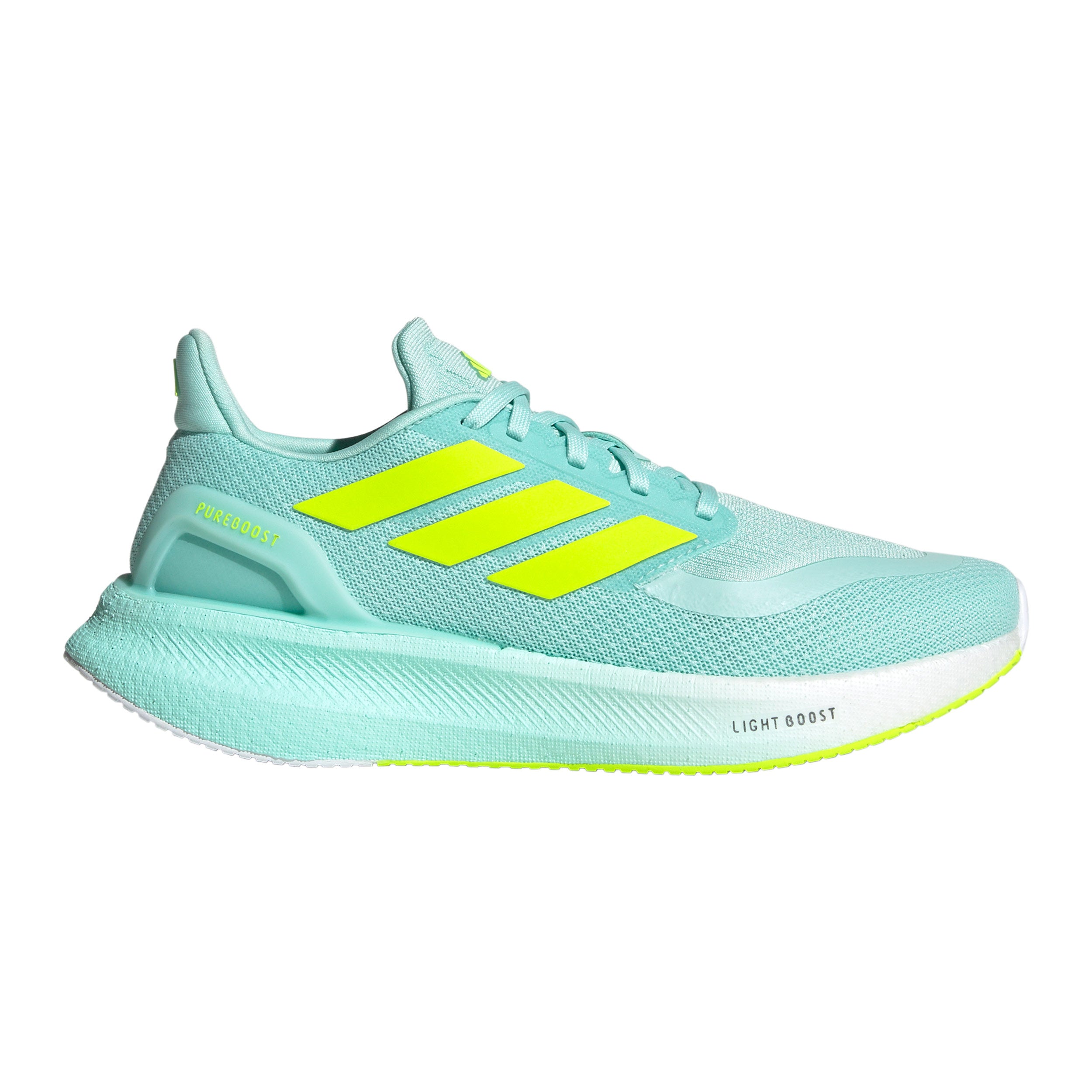 adidas Pureboost 5 Neutralschuh Damen - mint, neongelb
