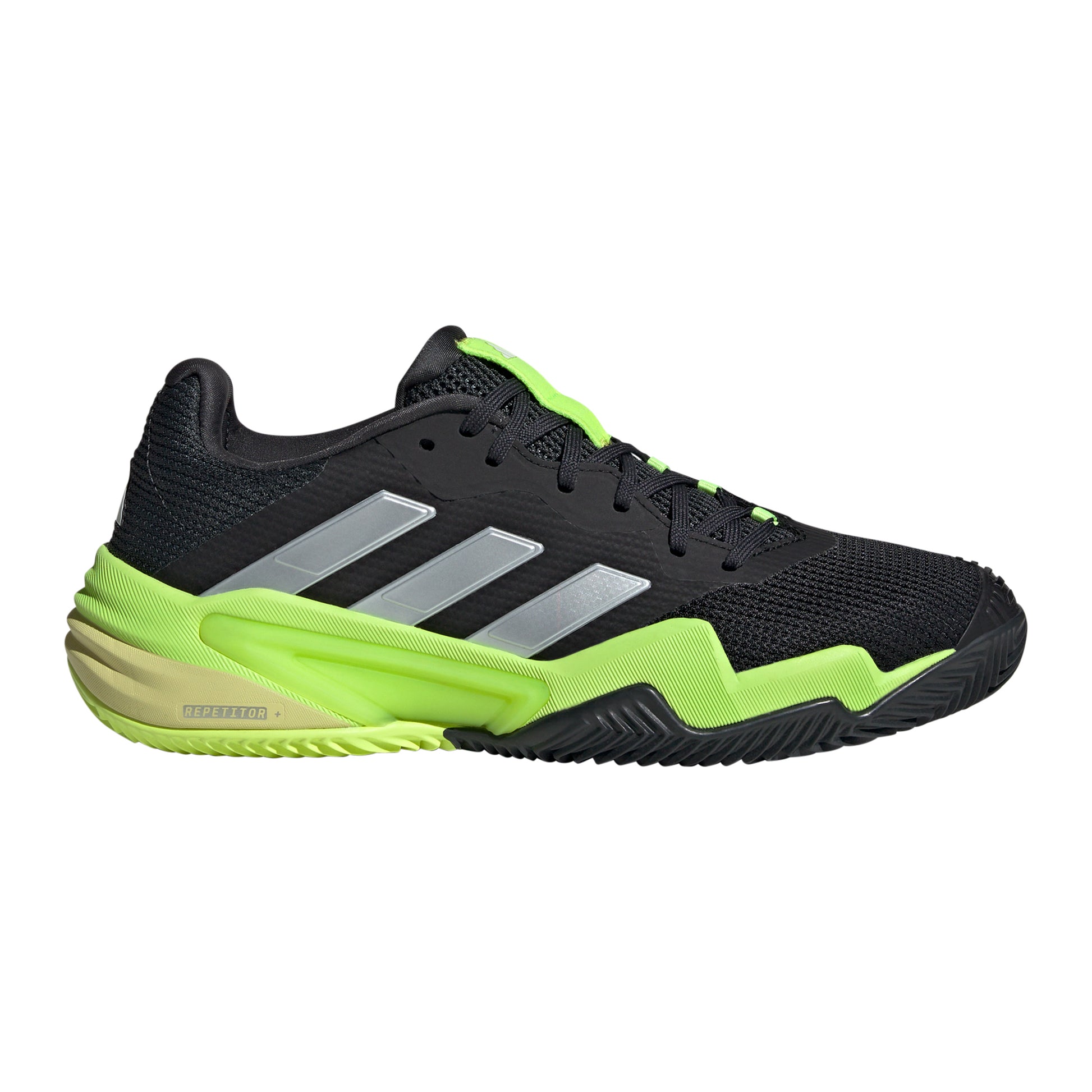 adidas Barricade 13 Sandplatzschuh Herren - schwarz, limette