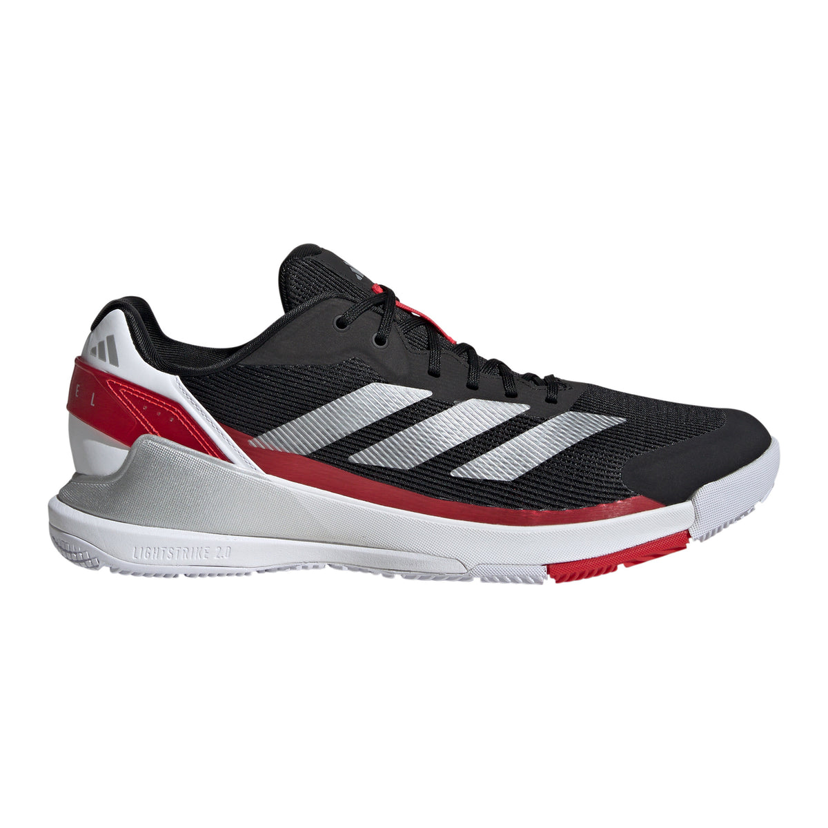 adidas Crazyquick LS Padelschuh Herren - schwarz, silber