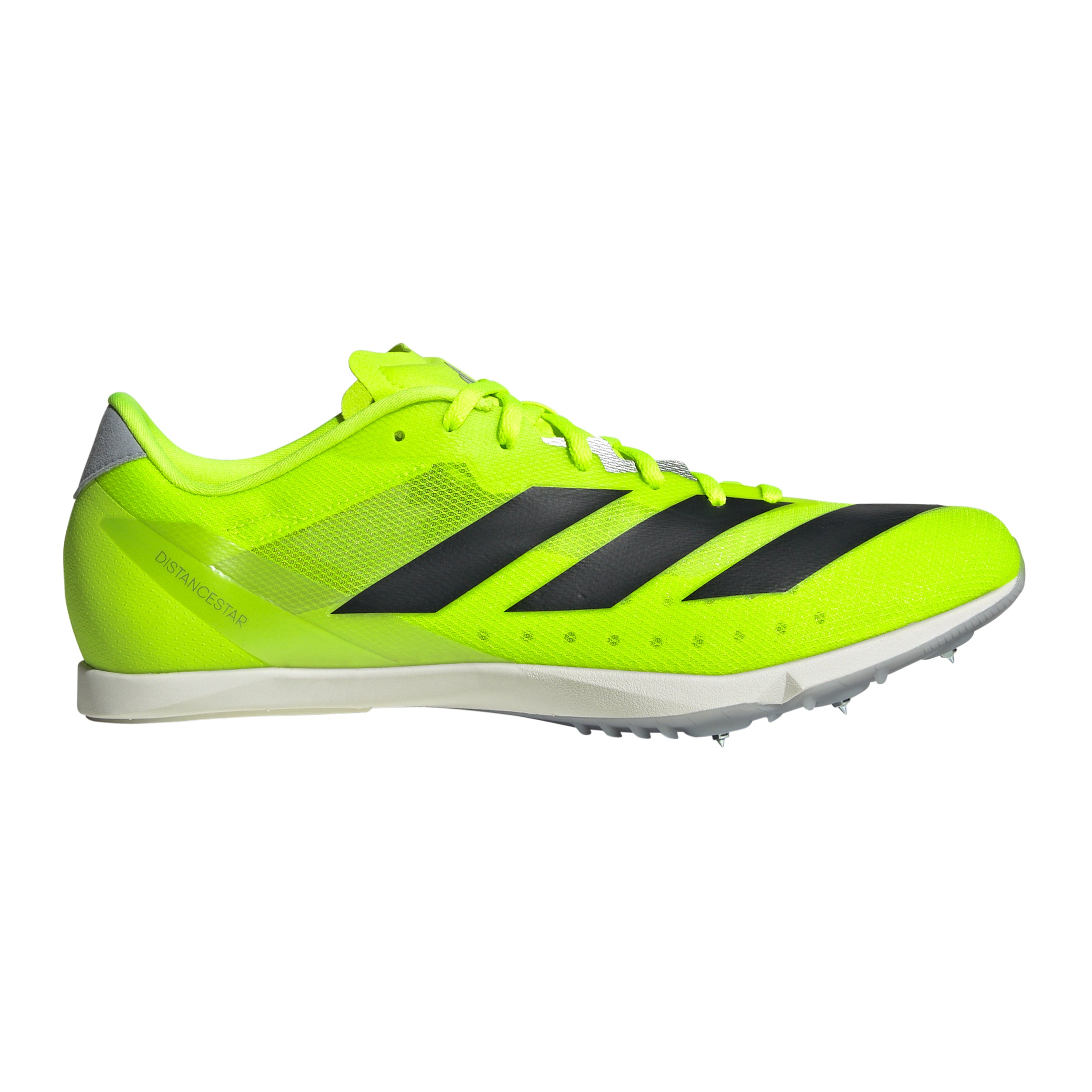 adidas Distancestar Spikeschuh Unisex - neongrün, schwarz
